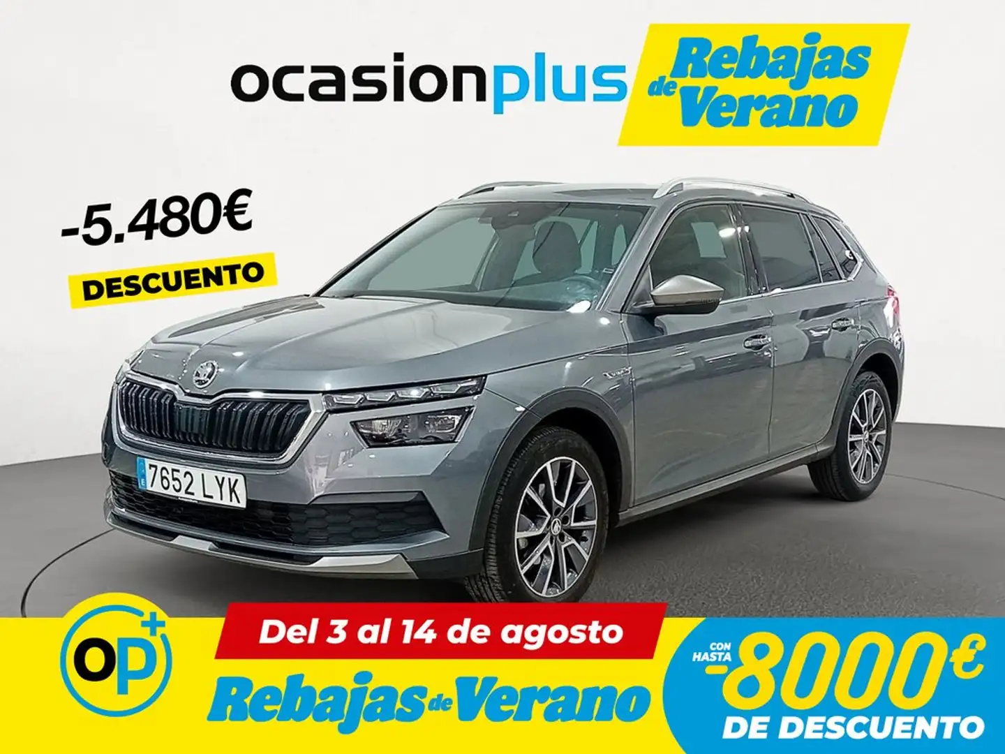 Skoda Kamiq 1.0 TSI Scout 81kW Gris - 1