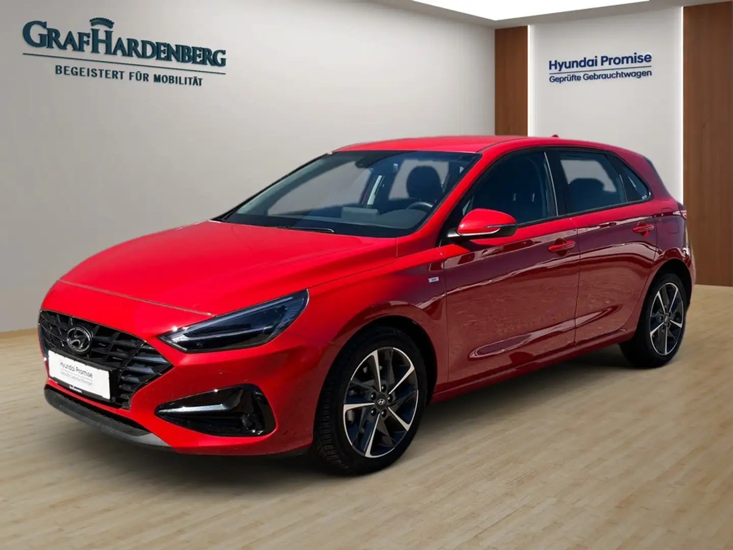 Hyundai i30 1.0 T-GDI AT Trend 48V LED-Paket Rood - 1