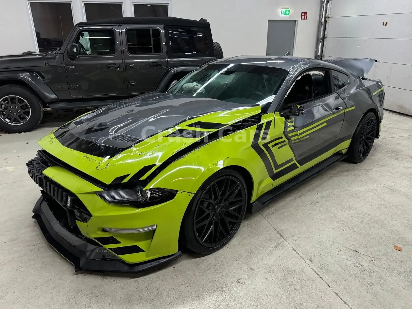 Ford Mustang GT 5.0 V8 Perf.*ACC*RECARO*H&R*MagneRide Gris - 2