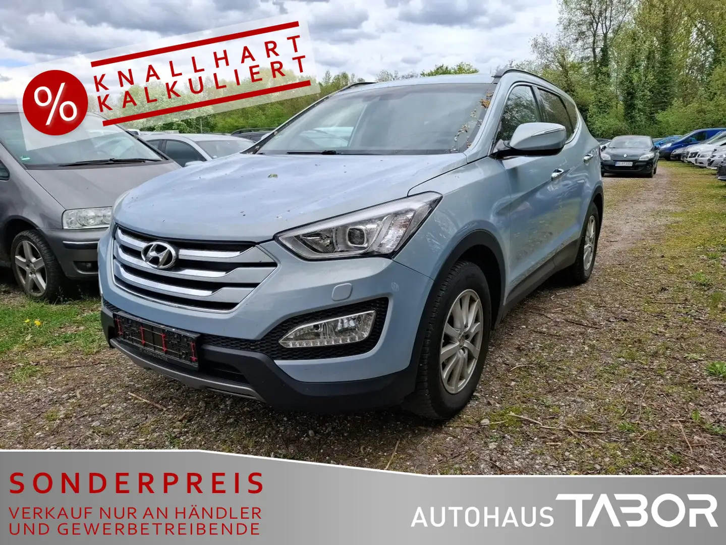 Hyundai SANTA FE 2.2 CRDI Prem 4WD AHK Xe RFK PDC GRA LM Bleu - 1