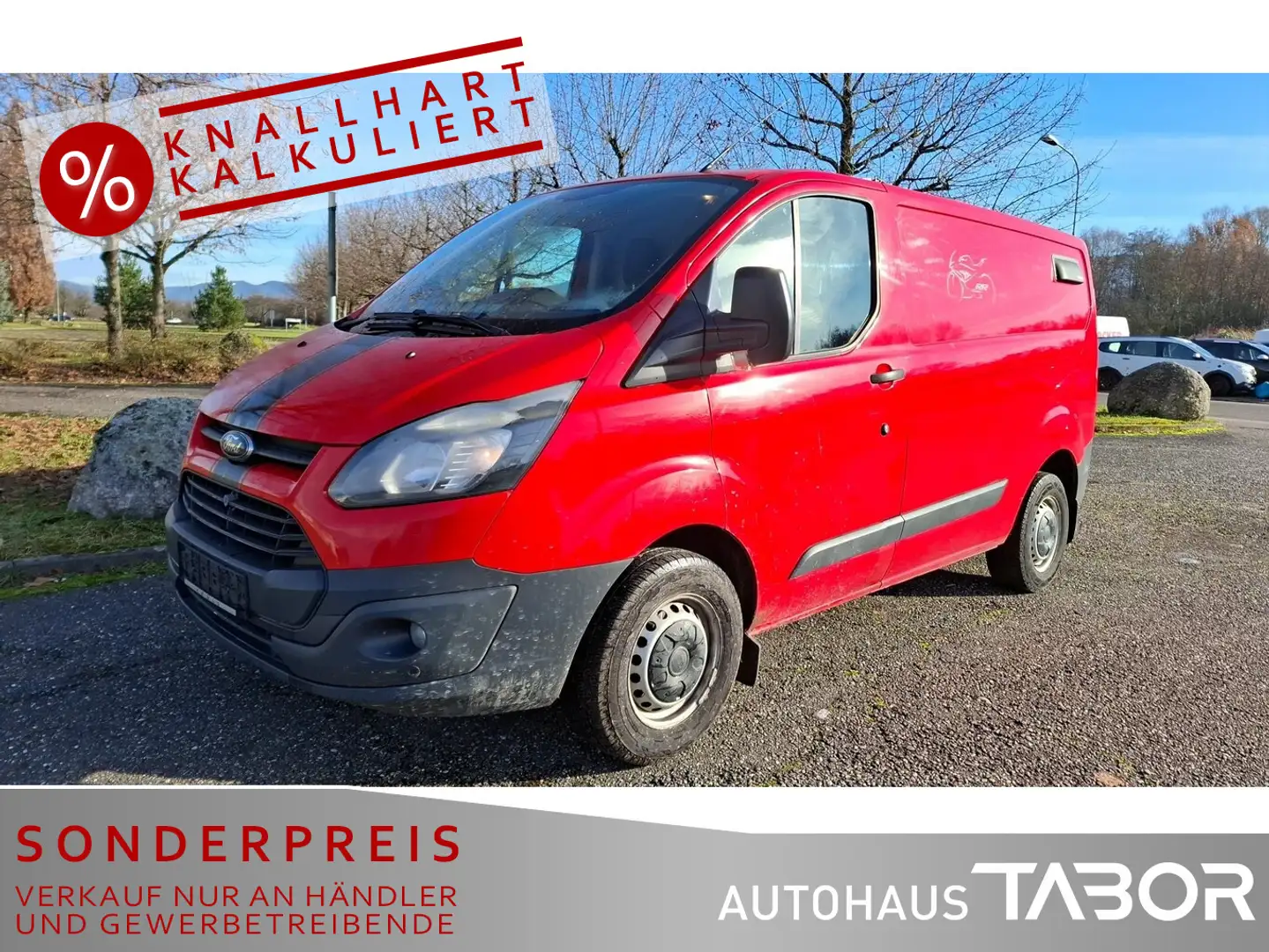 Ford Transit Custom Custom 290 L1 AHK PDC Dachgepäckträger Rot - 1