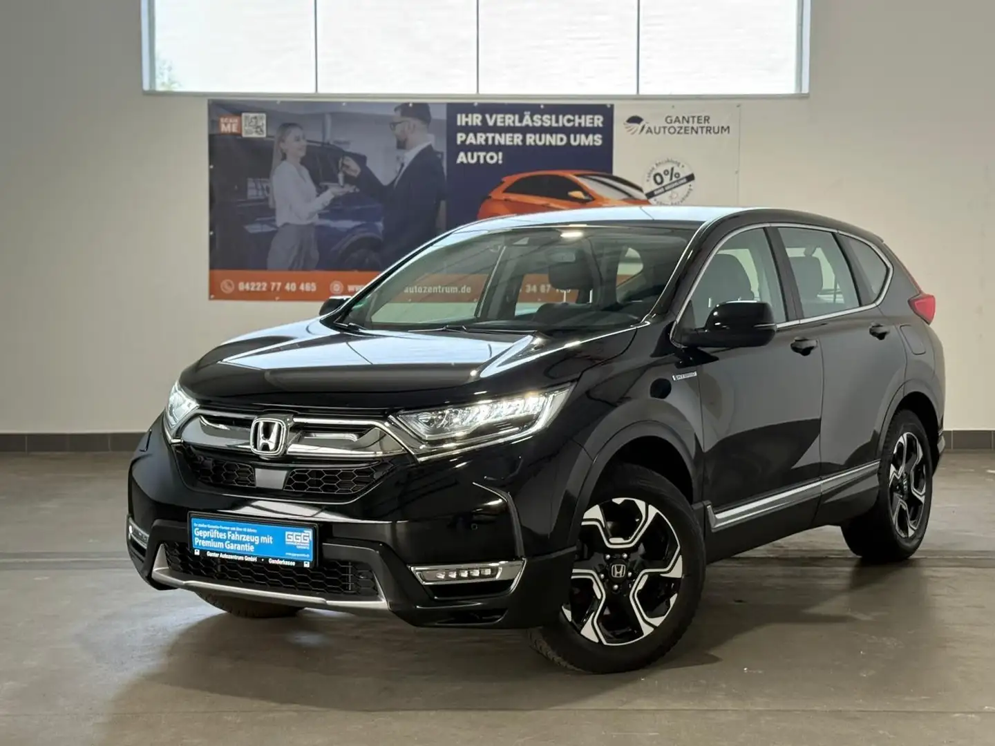 Honda CR-V 2.0 i-MMD HYBRID 4WD Elegance AHK+KAMERA+1H Schwarz - 1