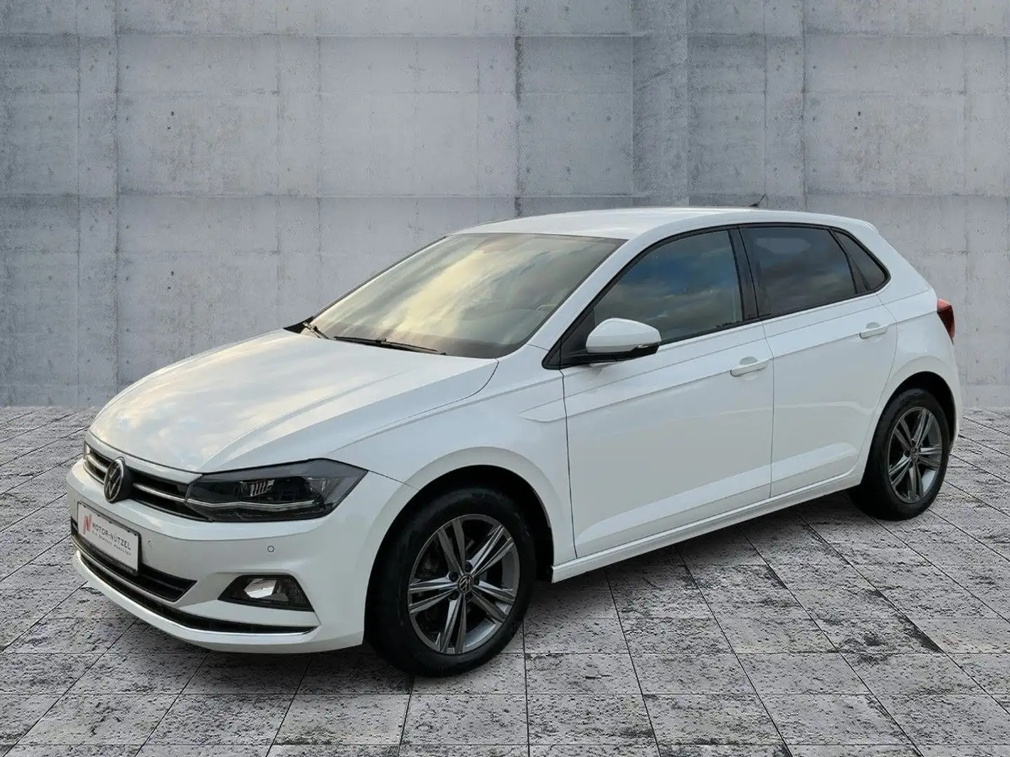 Volkswagen Polo 1.0 TSI HIGHLINE LED+NAVI+ACC+SHZ+2xPDC+DAB Weiß - 2