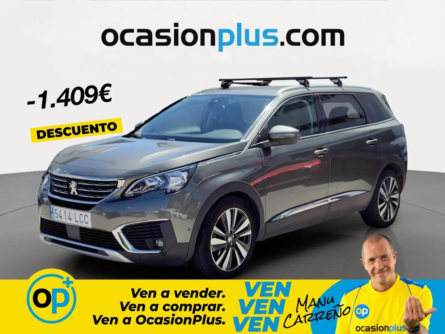 Peugeot 5008 1.2 PureTech S&S Allure 130 Gris - 1