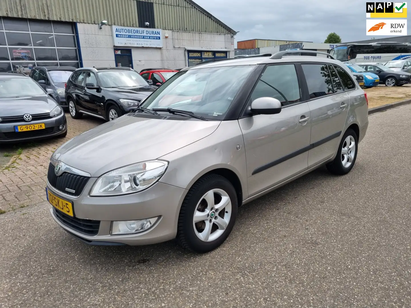 Skoda Fabia Combi 1.2 TDI Greenline Clima Bj:2011 NAP! Bej - 1