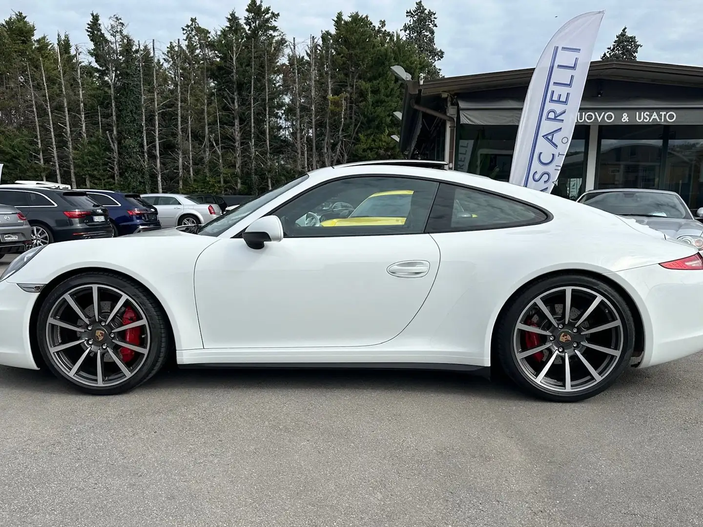 Porsche 991 Coupe 3.8 Carrera 4S UNICA!/STRAFULL/KM DOC/TETTO. Bianco - 2