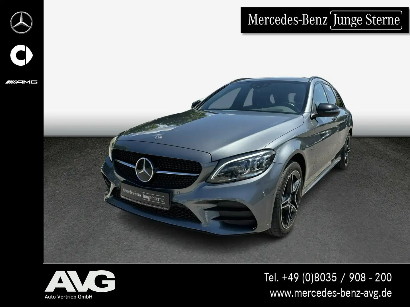 Mercedes-Benz C 300 C 300 de T-Modell AMG/HUD/MBEAM/NIGHT Grau - 1