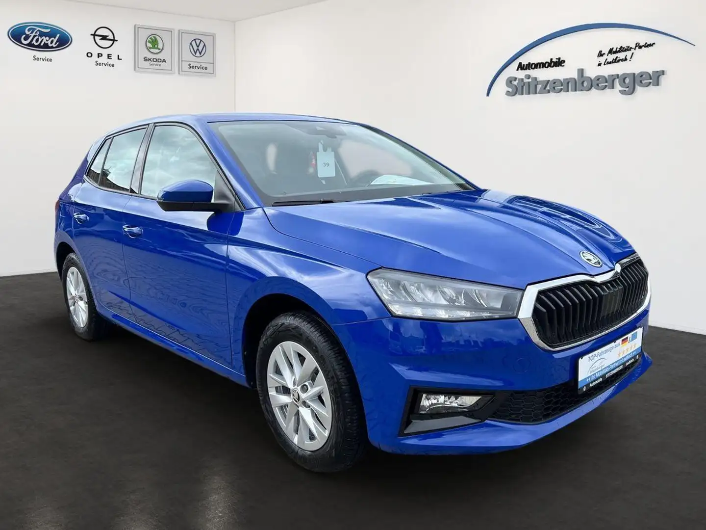 Skoda Fabia Selection 1.0 TSI *RFK*APP*Tempomat*LED Bleu - 2