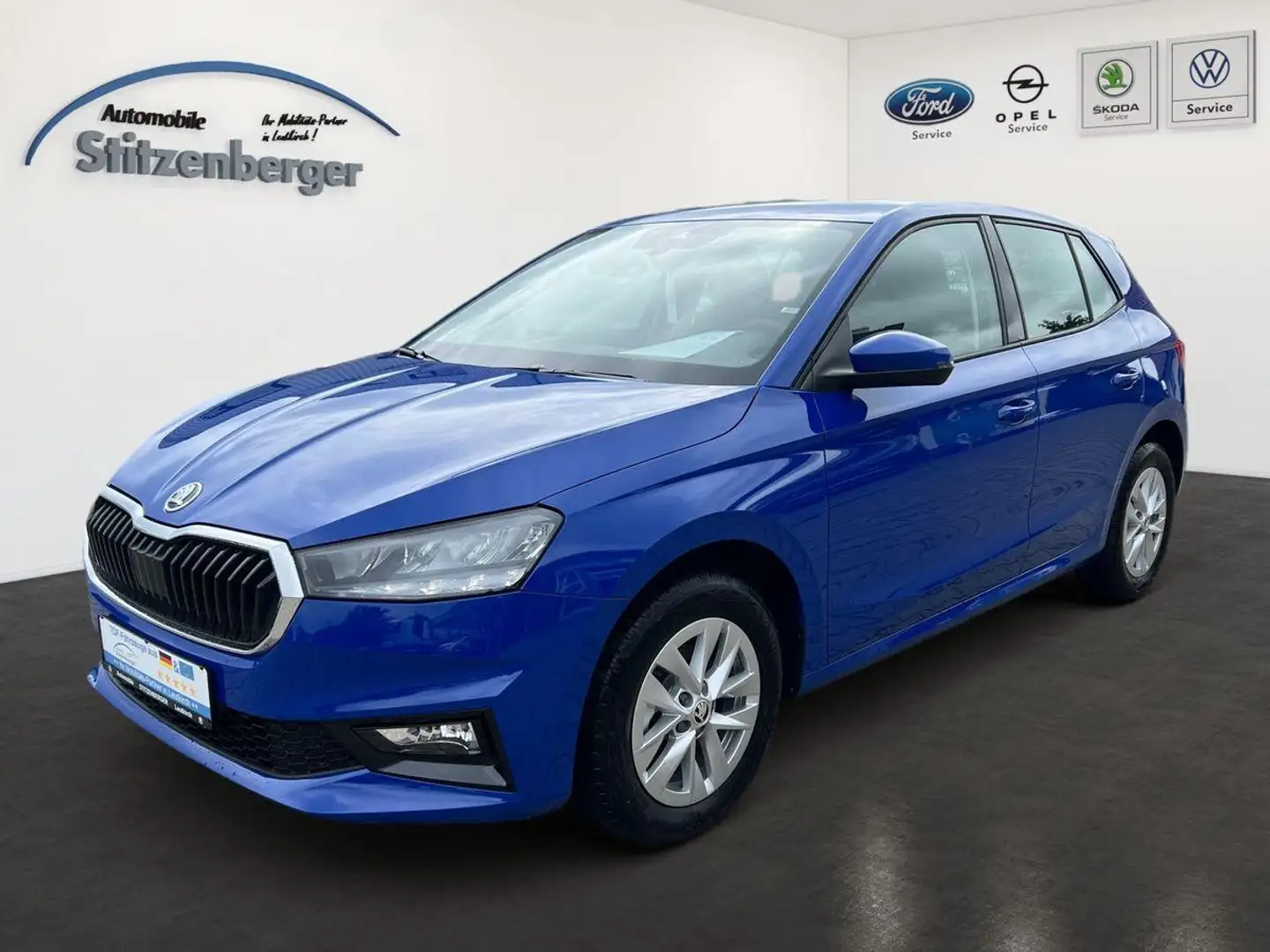 Skoda Fabia Selection 1.0 TSI *RFK*APP*Tempomat*LED Bleu - 1