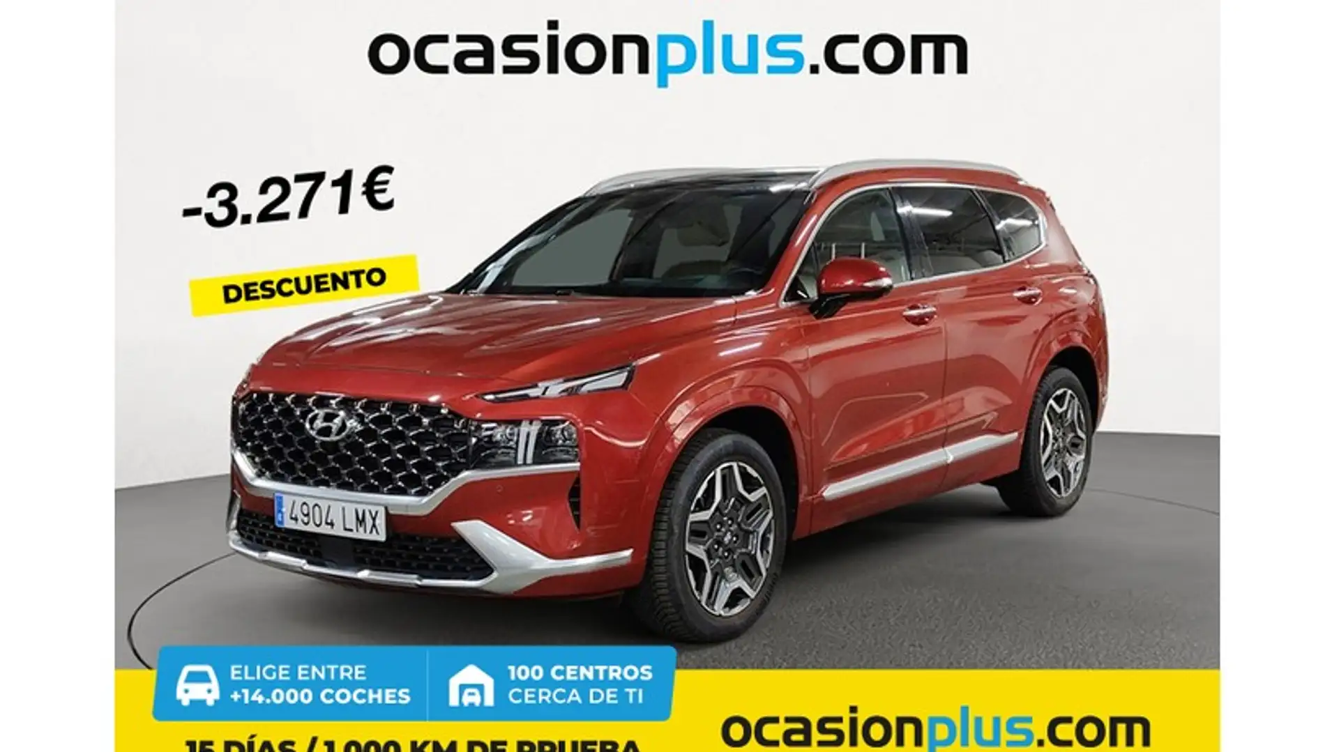 Hyundai SANTA FE 1.6TGDI HEV Style 7pl 4WD 6AT Rouge - 1