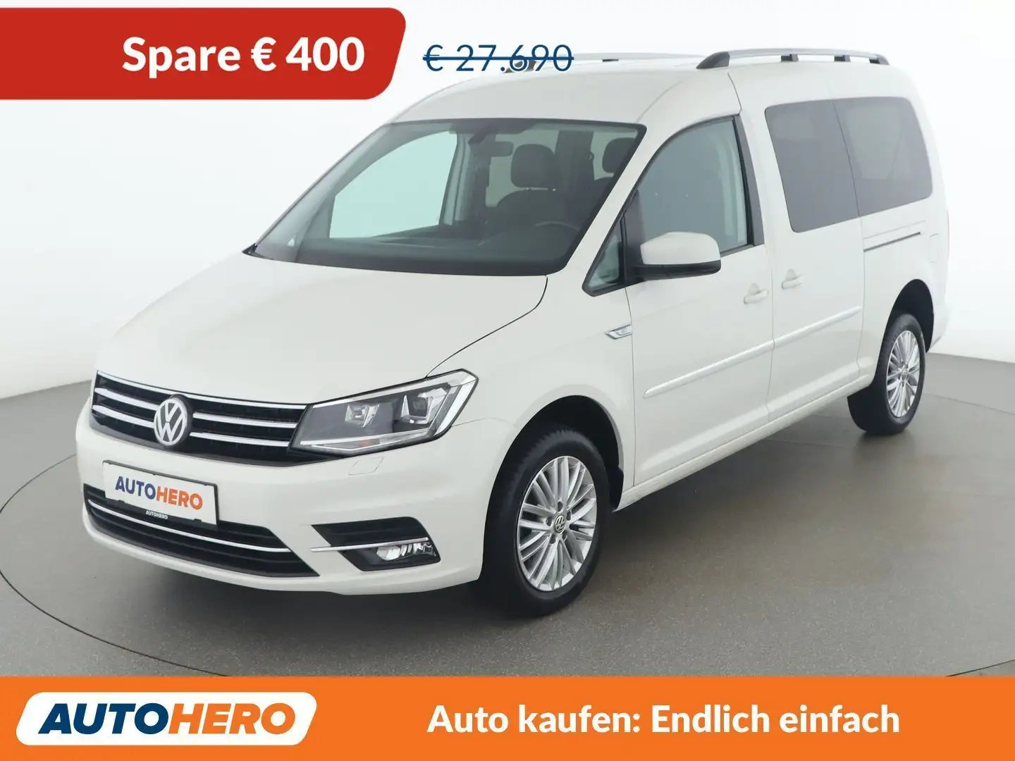 Volkswagen Caddy 2.0 TDI Maxi Highline 4Motion BlueMotion Weiß - 1