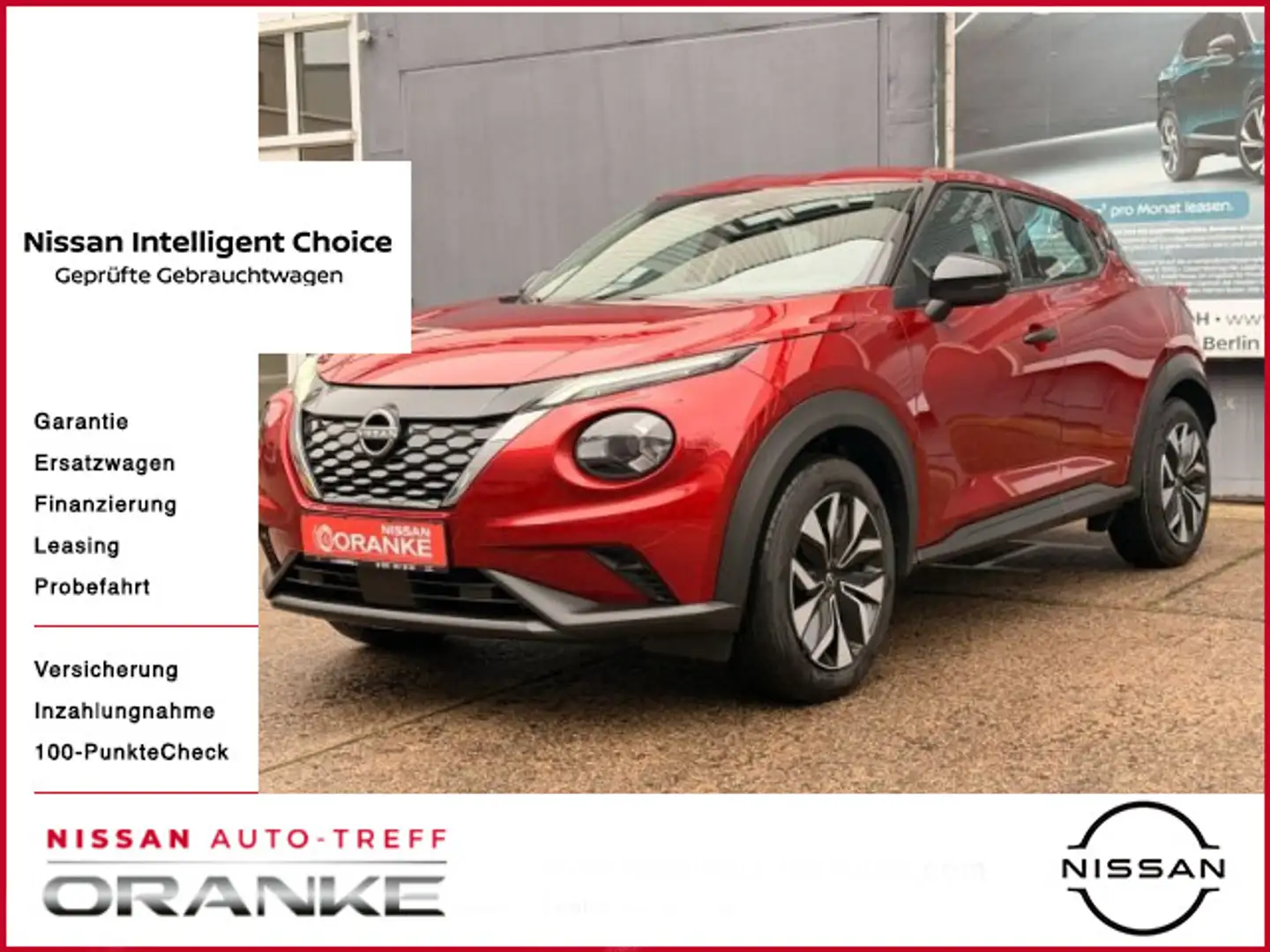 Nissan Juke 1.6 Hybrid Sitzhz*Carpl.AA+Kamera Rouge - 1