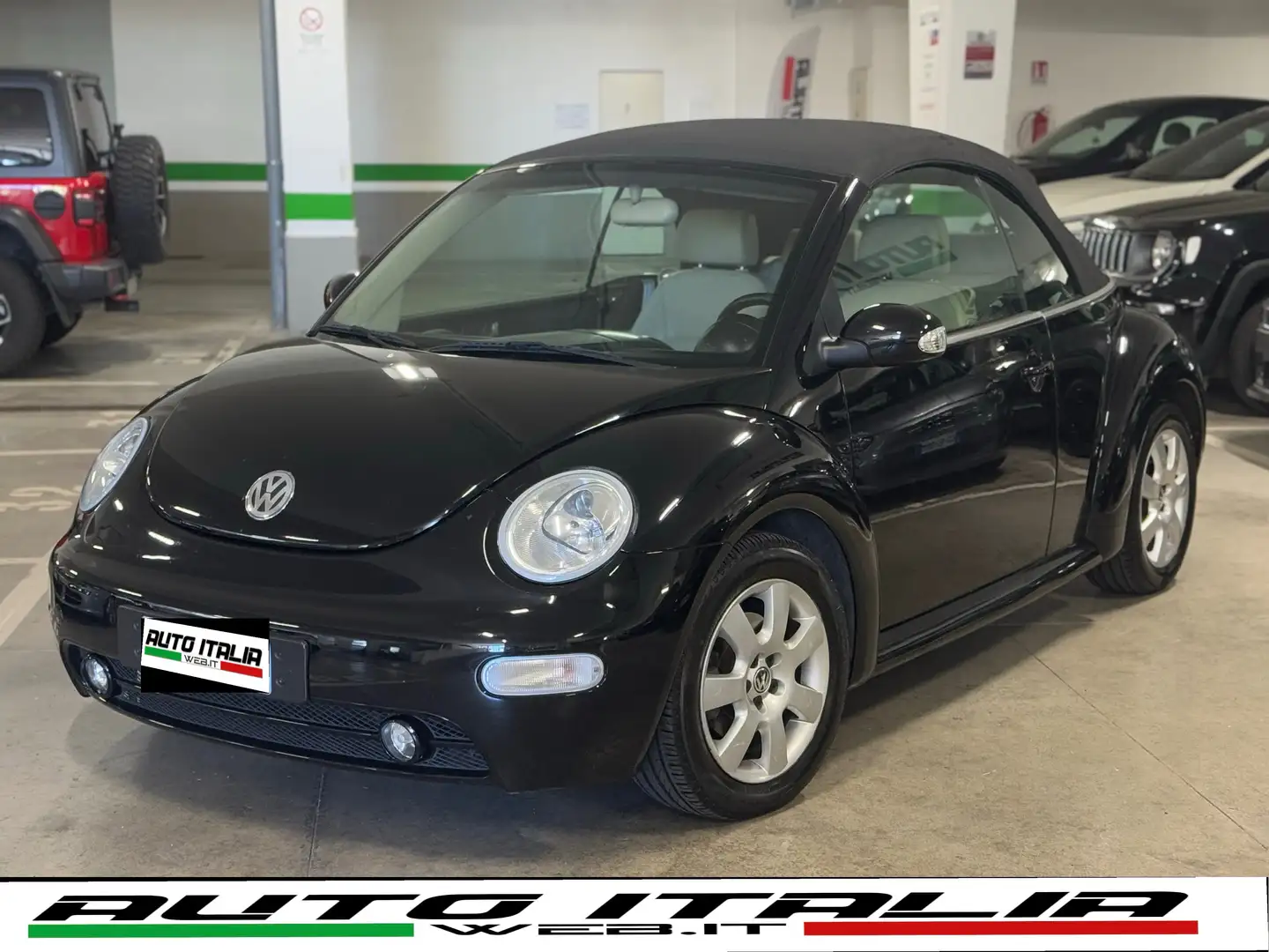 Volkswagen New Beetle New Beetle Cabrio 1.6 102cv#PELLEBEIGE#C.LEGA Noir - 1