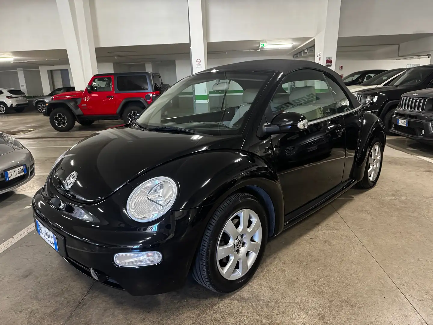 Volkswagen New Beetle New Beetle Cabrio 1.6 102cv#PELLEBEIGE#C.LEGA Noir - 2