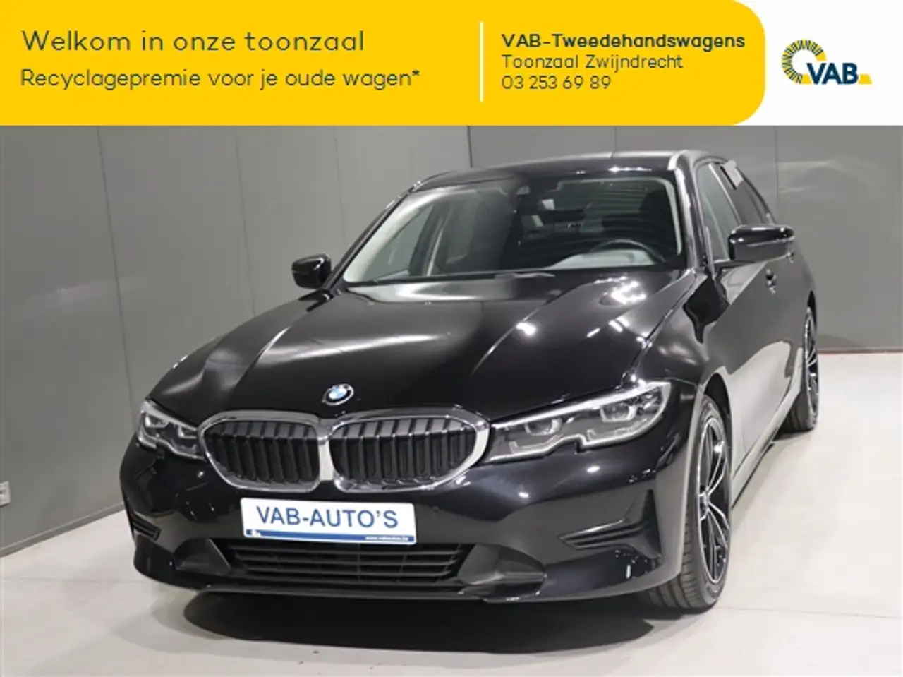 BMW 318 Berline in Zwart tweedehands in Zwijndrecht voor € 23.990,-