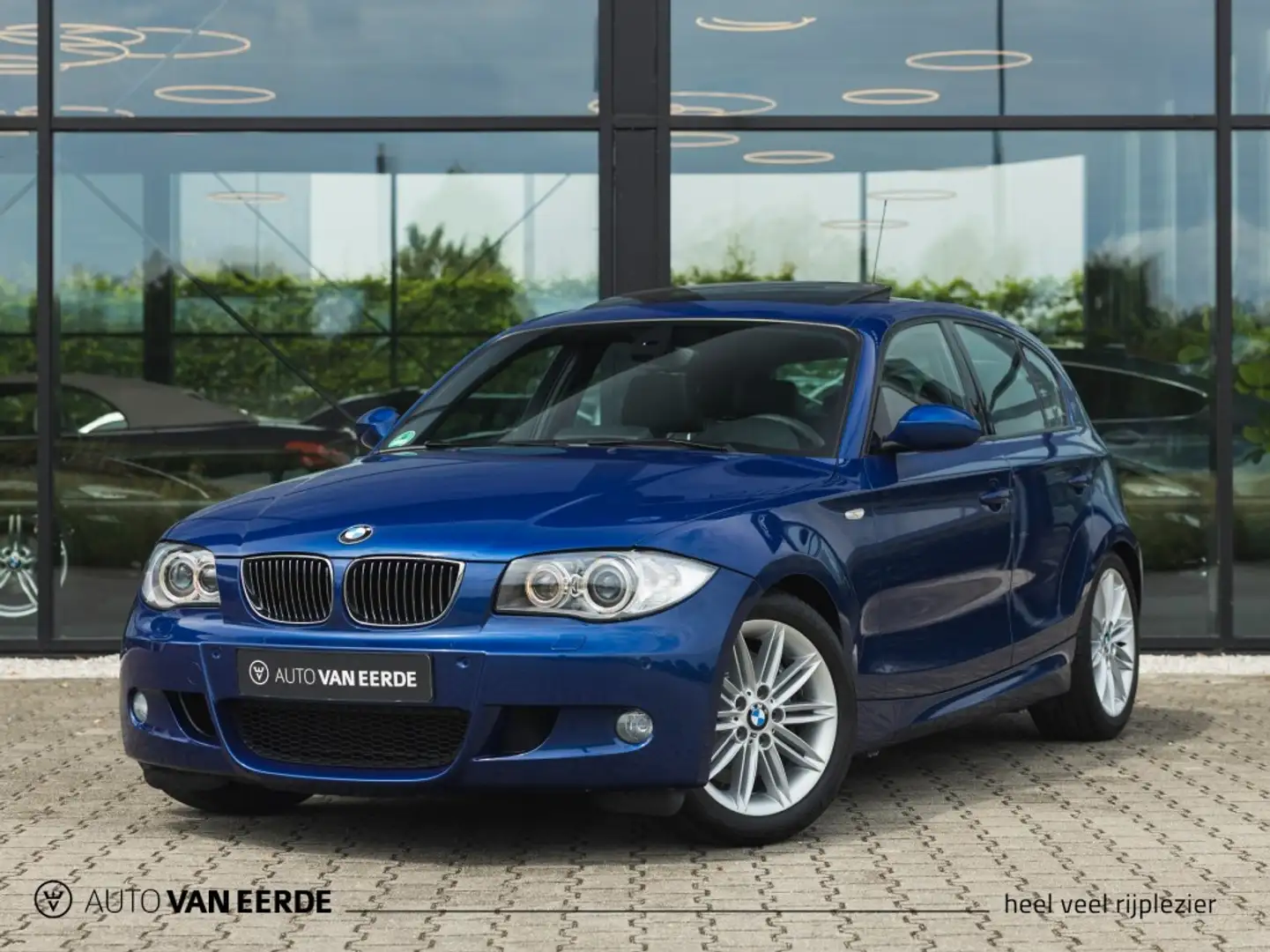 BMW 130 130i LCI M-sport - schuifdak, Prof Navi, 46dkm!! Blauw - 1