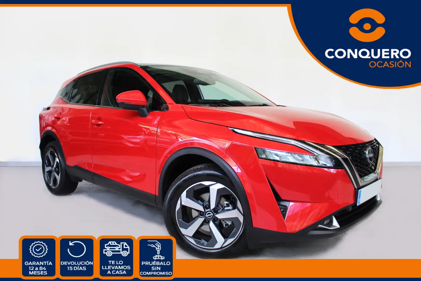 Nissan Qashqai 1.3 DIG-T MHEV 103KW N-CONNECTA 5P Rouge - 1