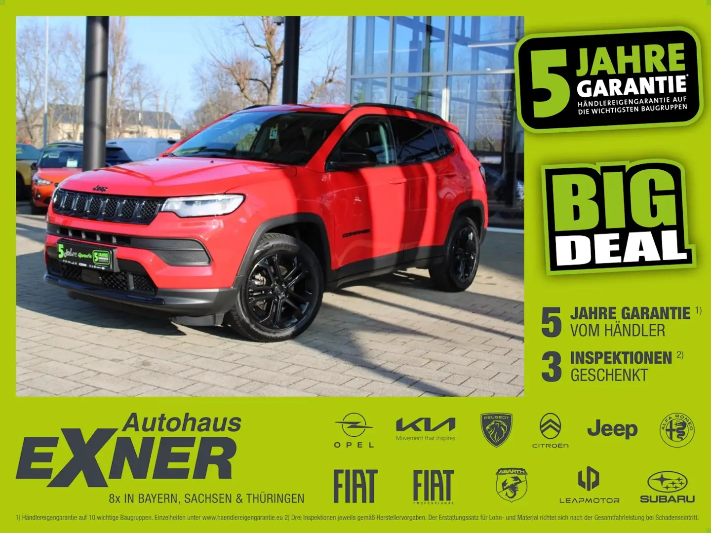 Jeep Compass 1.5 Mild Hybrid NIGHT EAGLE LED Rot - 1