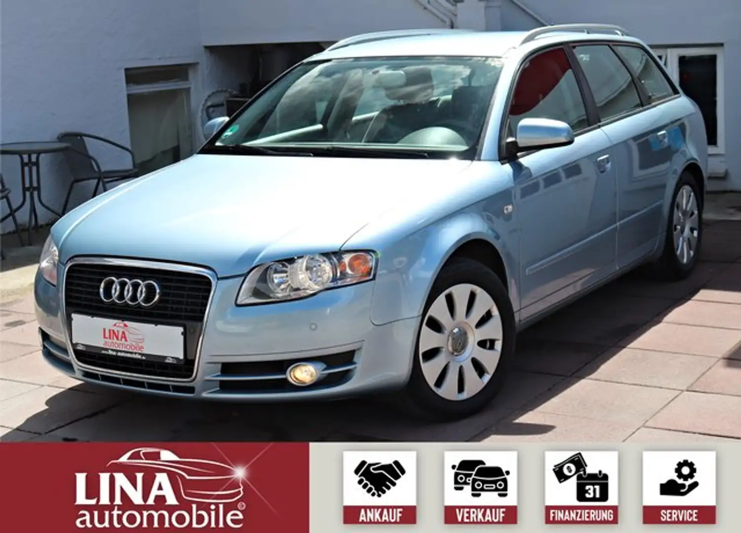 Audi A4 Avant 2.0 TDI Automatik NaviMMI*ZahnriemenNEU Bleu - 1