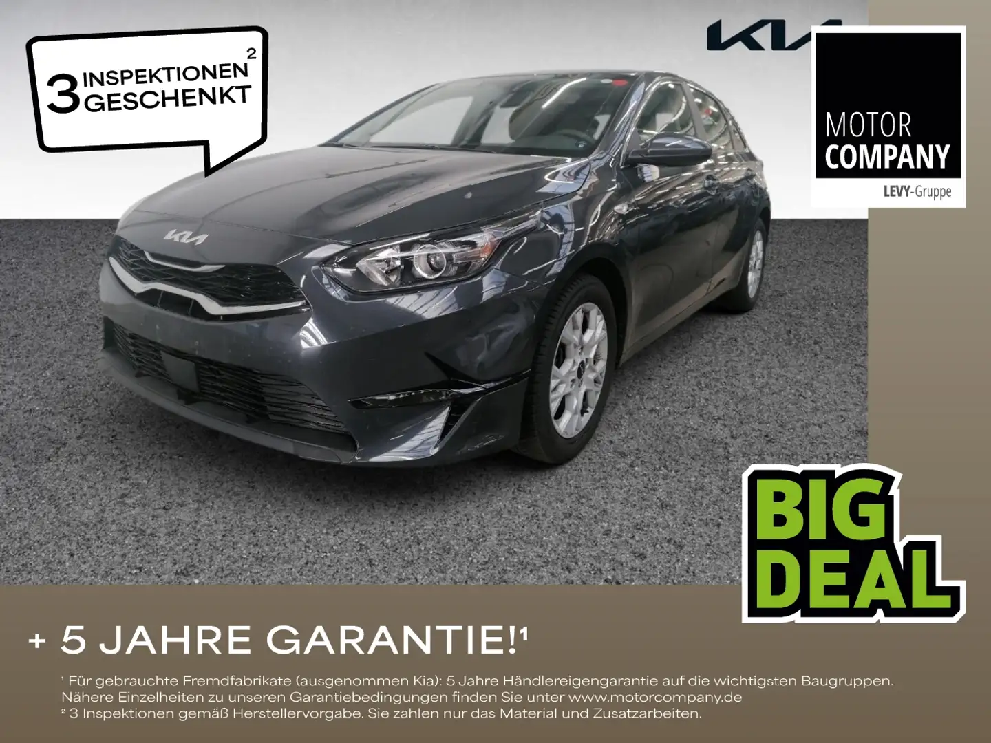 Kia Ceed / cee'd Ceed 1.5 T-GDI Vision +DCT+Navi+R.Kam+Allwetter++ Grau - 1