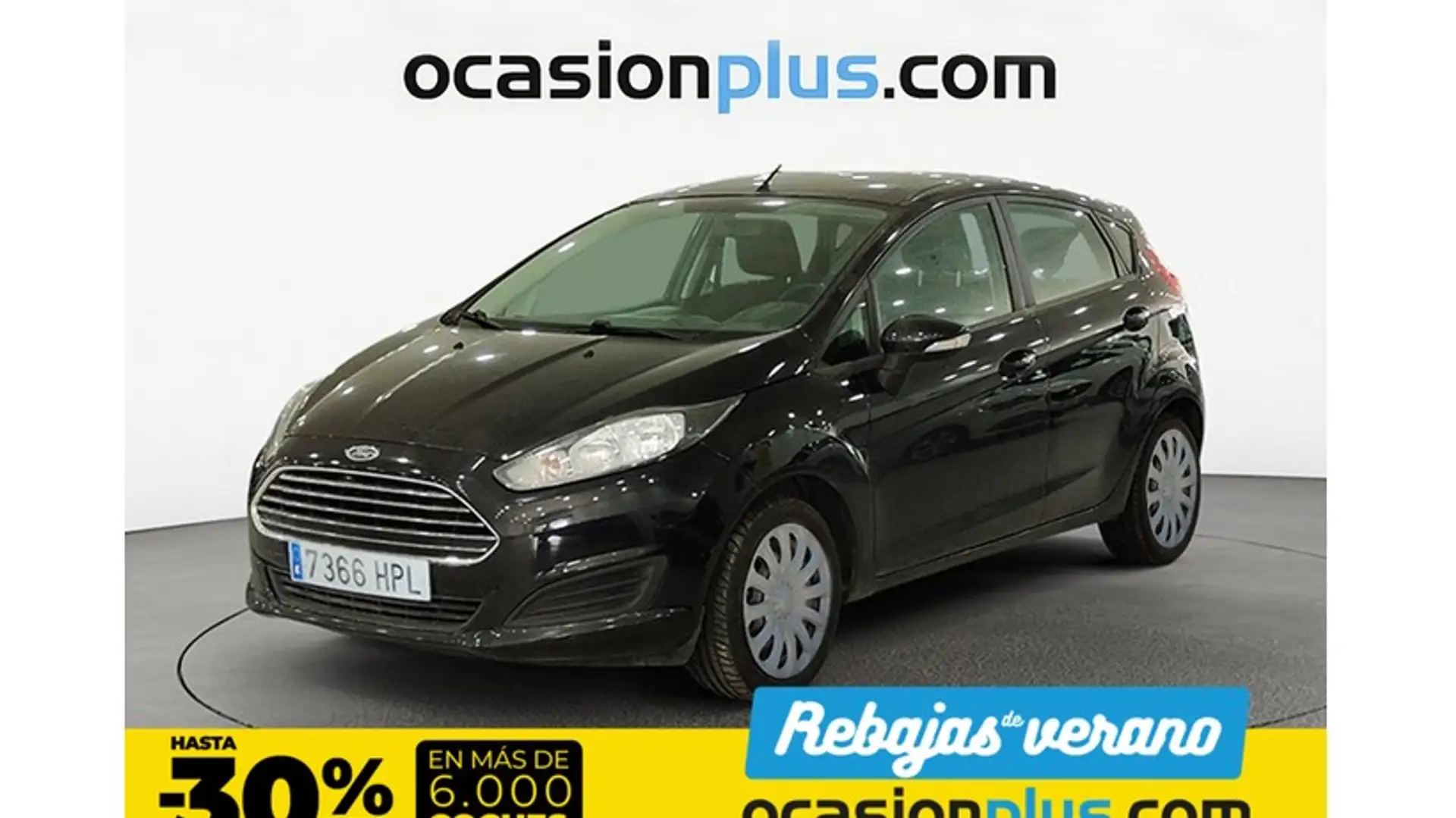 Ford Fiesta 1.25 Trend 82 Zwart - 1
