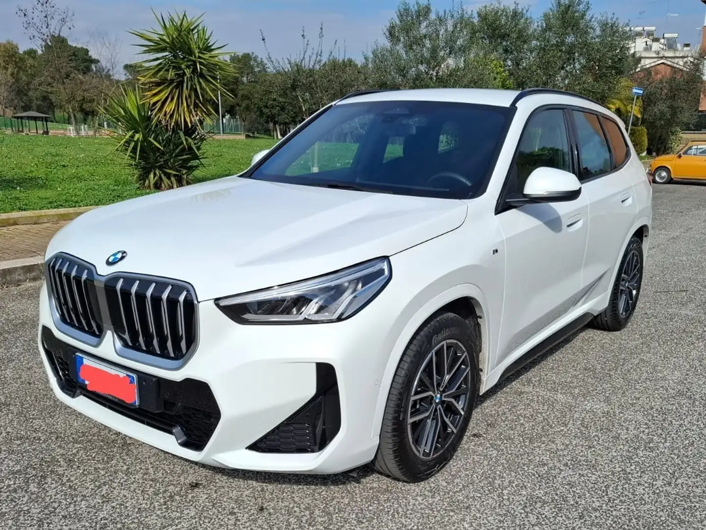 BMW X1 X1 sdrive20i mhev 48V MSport auto Bianco - 1