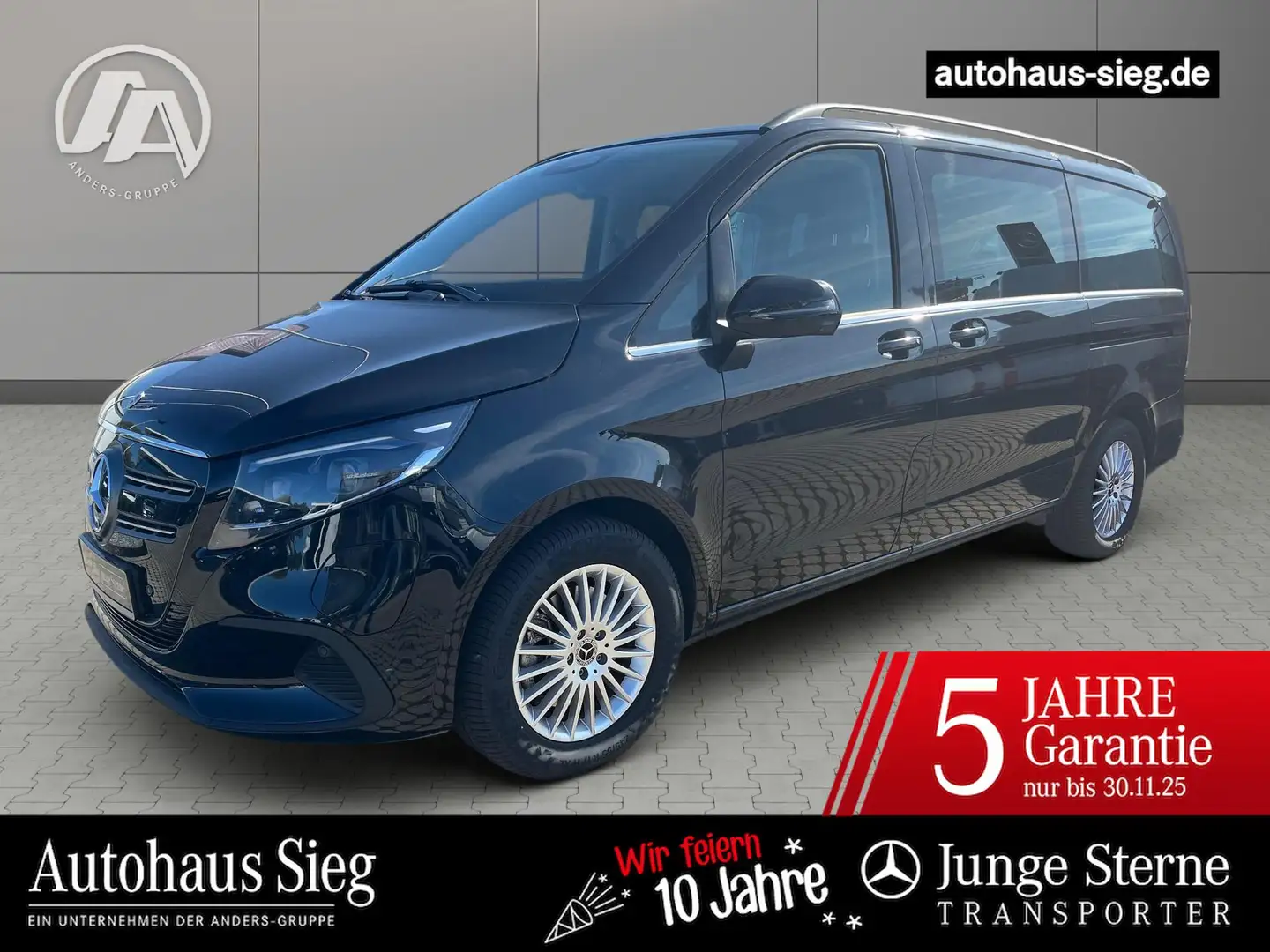 Mercedes-Benz EQV 300 AVANTGARDE Lang Multibeam*MOPF*90kWh*DAB Nero - 1