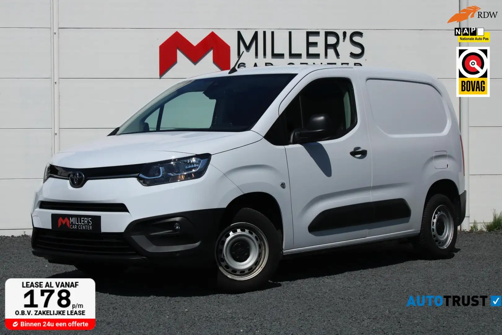 Toyota Proace City 1.5 D-4D Live PDC V+A Carplay Airco Blanc - 1