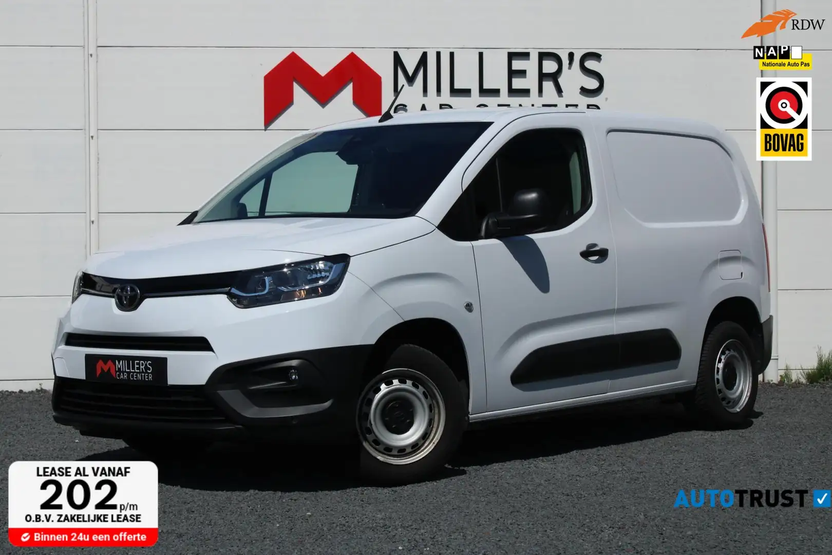 Toyota Proace City 1.5 D-4D Live PDC V+A Carplay Airco Alb - 1