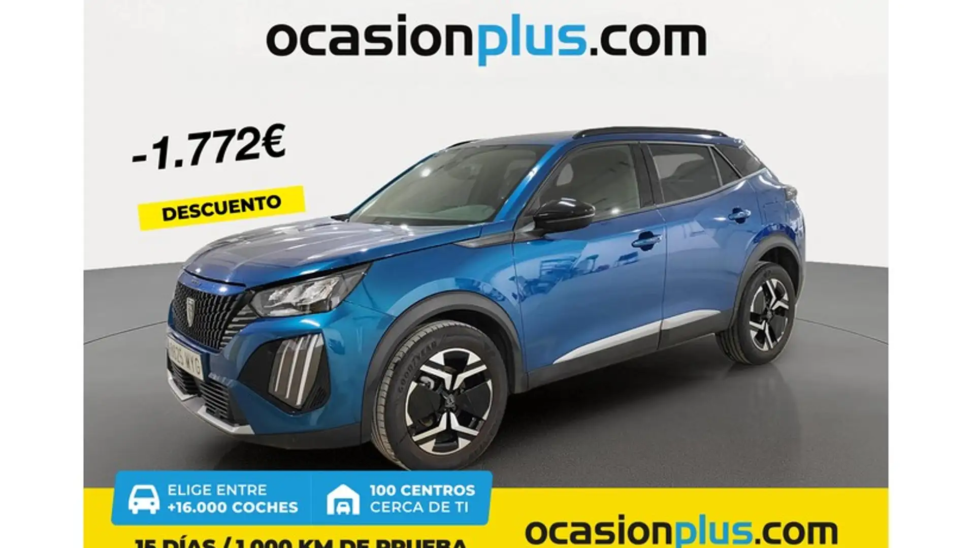 Peugeot 2008 1.2 PureTech S&S Allure 100 Bleu - 1