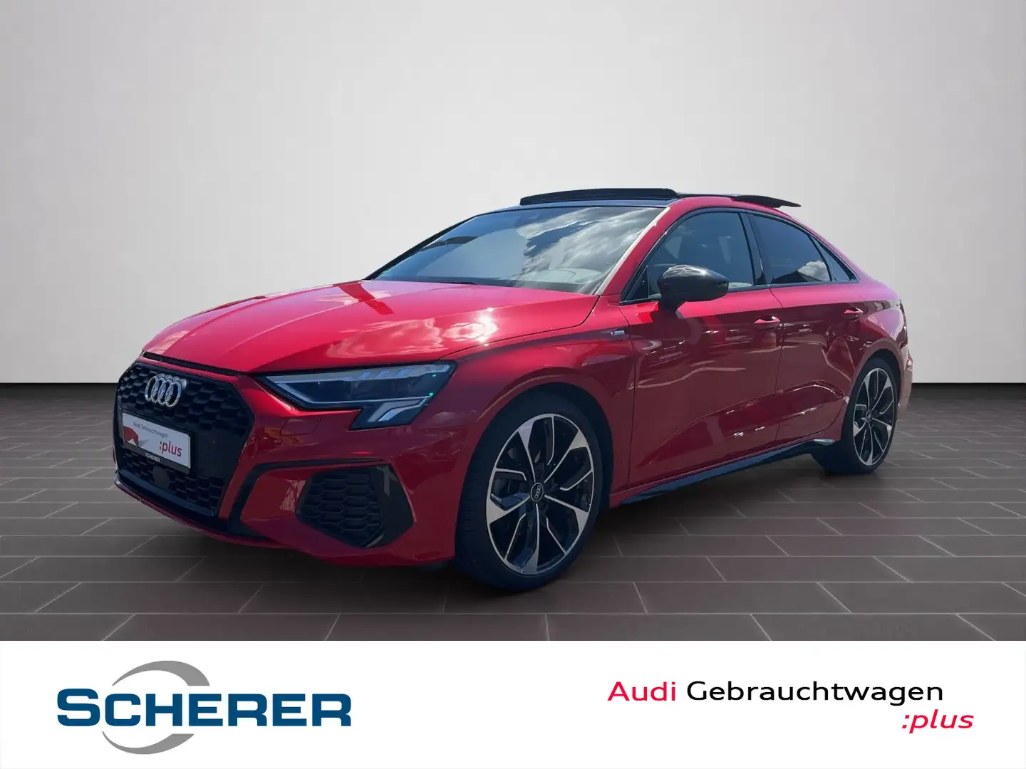 Audi A3 35 TFSI S line S tro. B&O/Panorama/ Rouge - 1
