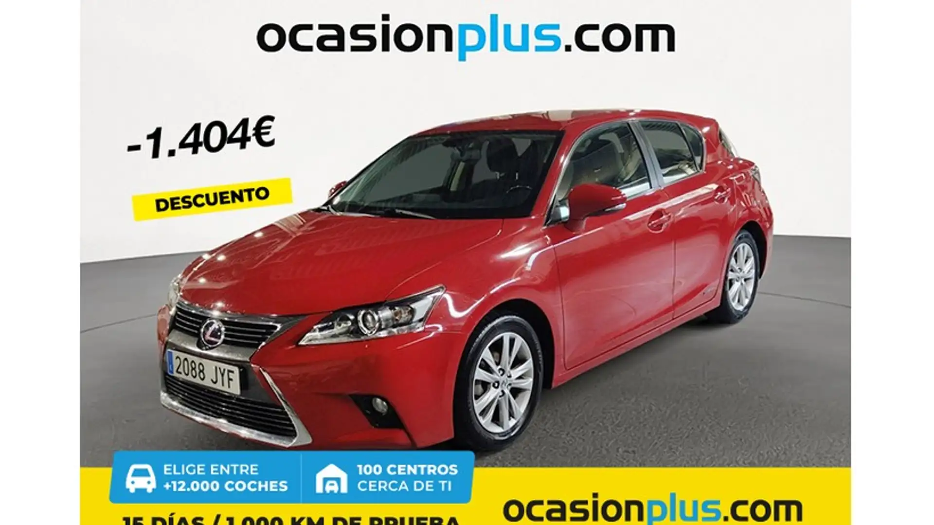Lexus CT 200h Executive Tecno Rojo - 1