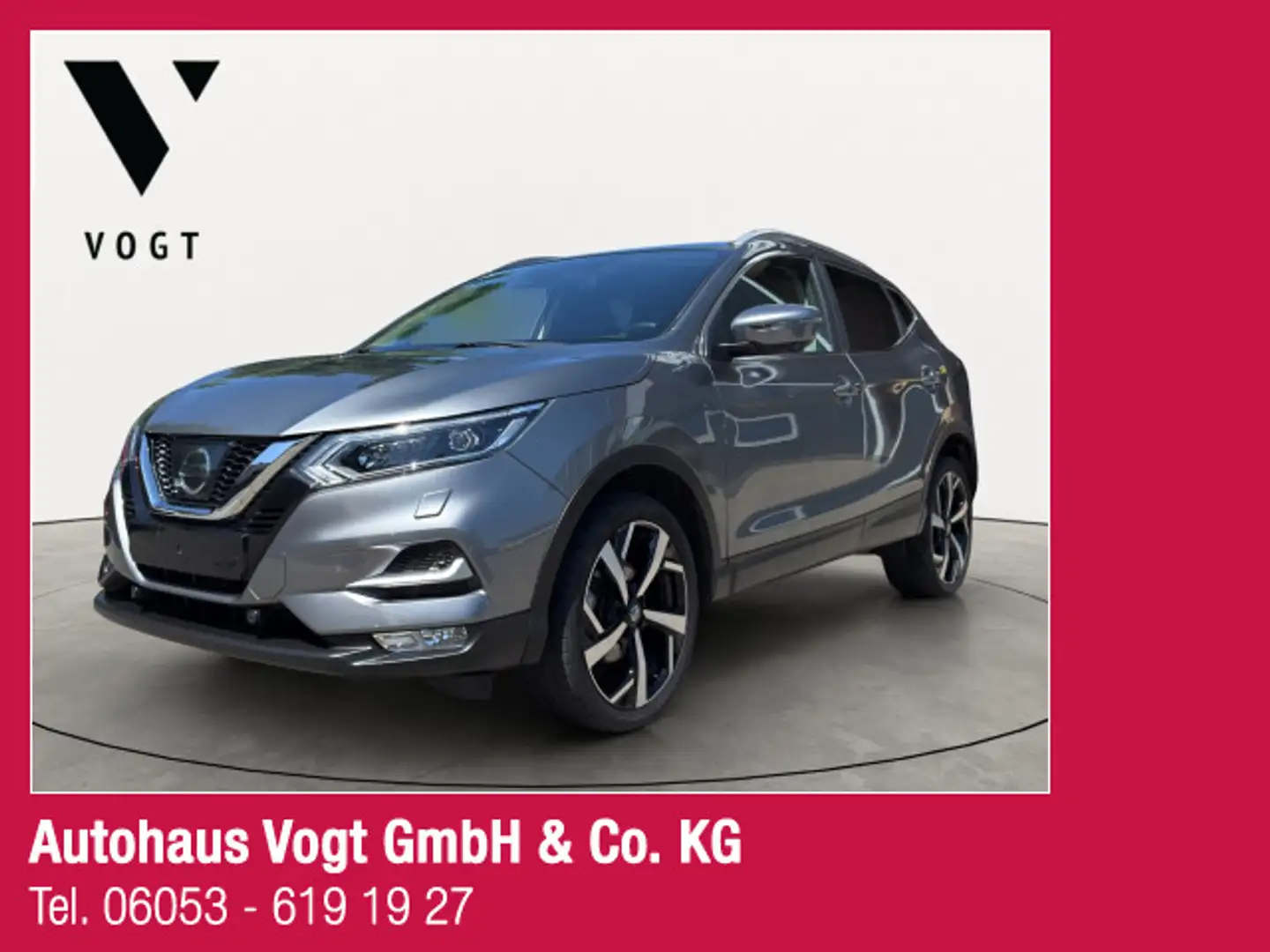 Nissan Qashqai Tekna Leder 360°KAMERA°Panorama°AHK°LED° Grau - 1