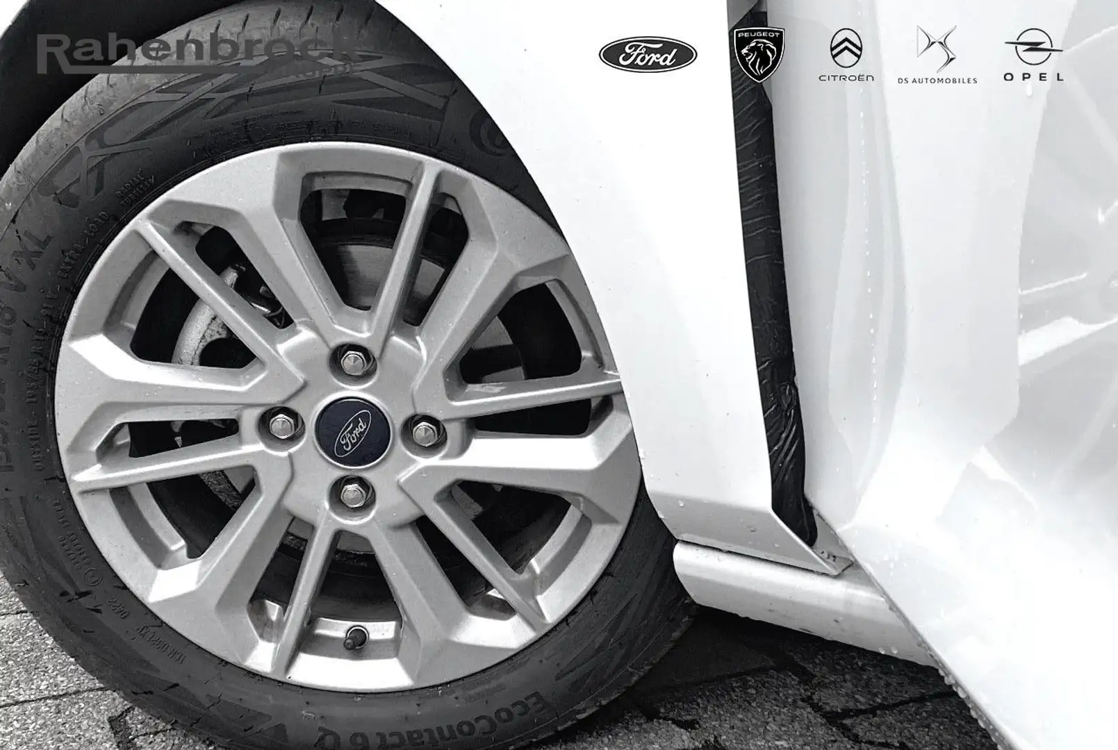 Ford Fiesta Titanium 5-trg EcoBoost MHEV - AUTOMATIK Weiß - 2