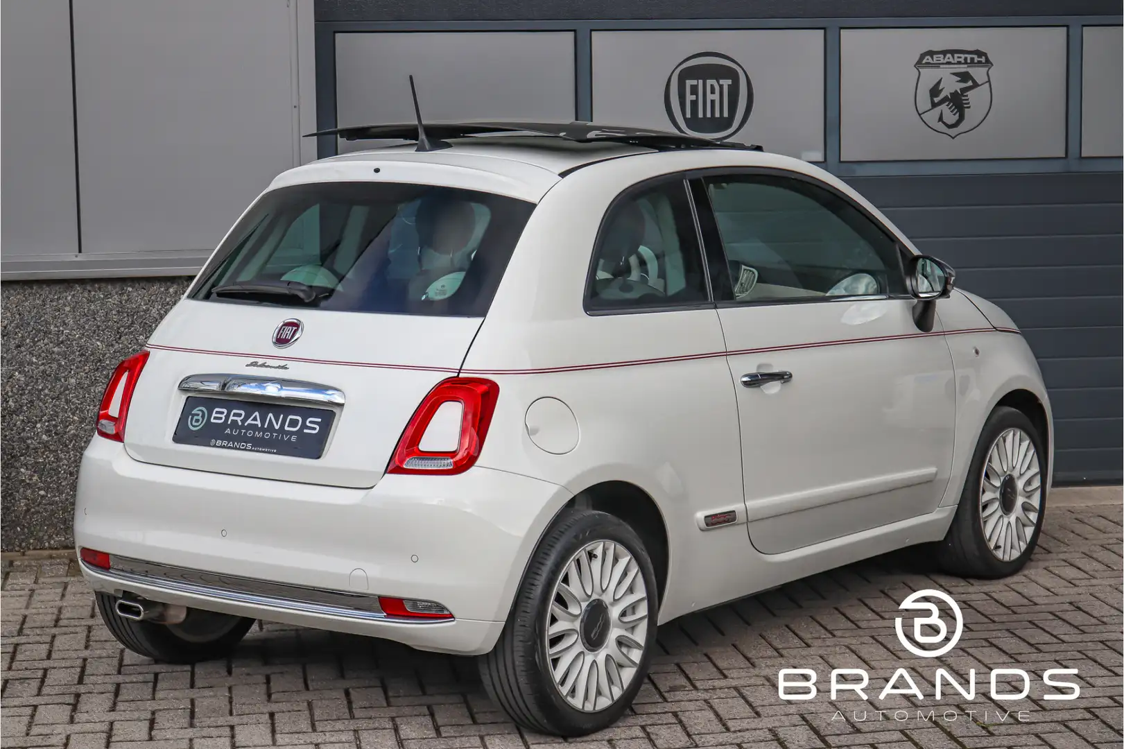 Fiat 500 1.2 Dolcevita Speciale Vol opties Schuifdak Uniek Wit - 2