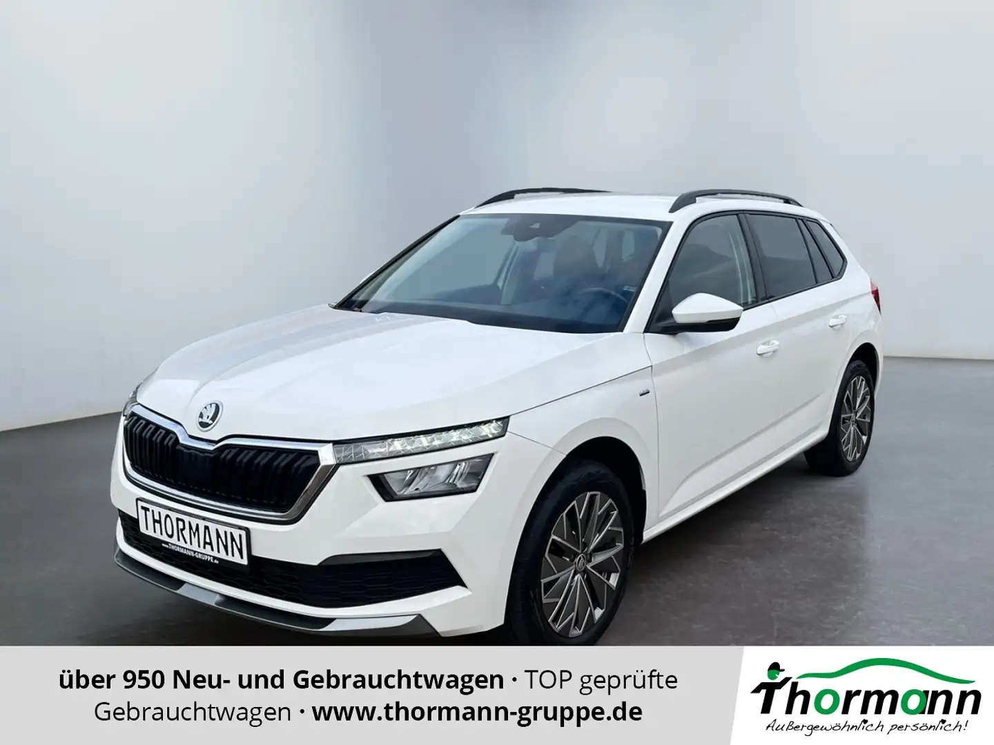 Skoda Kamiq Tour 1.0 TSI  AHK schwenkbar LED LM Weiß - 1