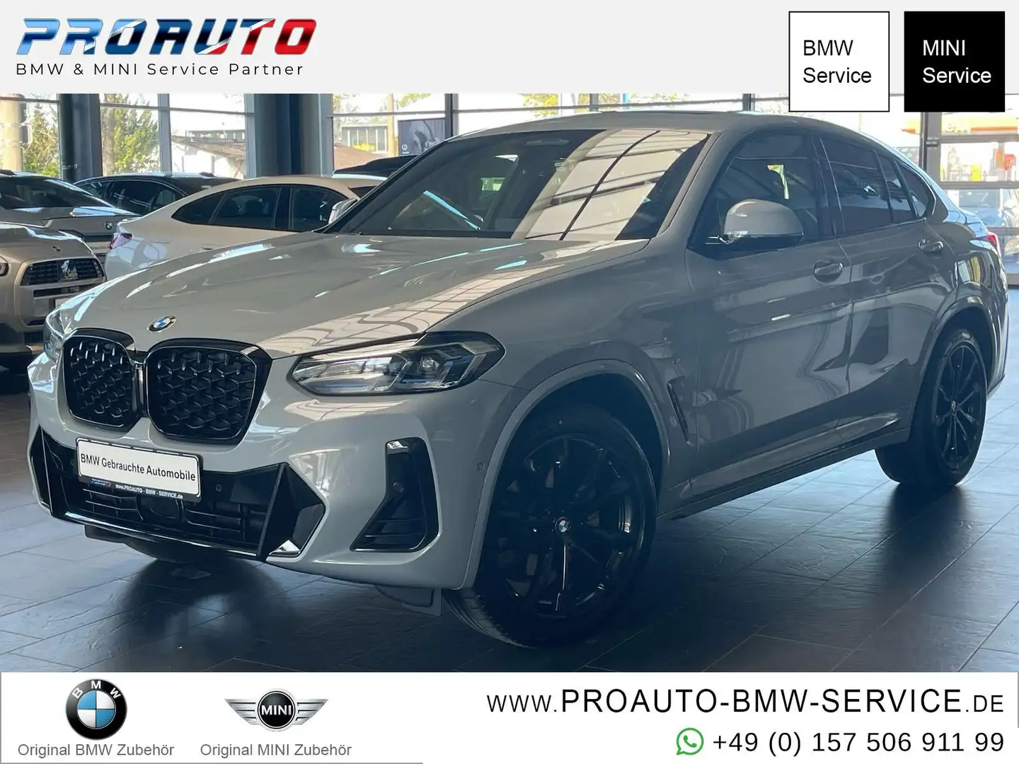 BMW X4 xDrive 20i M Sport LASER/PANO/AHK/Komf.Zg/HUD Grau - 1