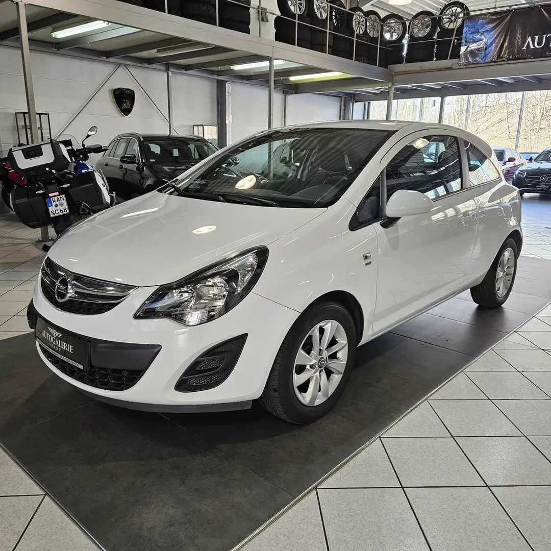 Opel Corsa D 1.4 Energy*KLIMA*TEILLEDER*2.HAND* Wit - 1