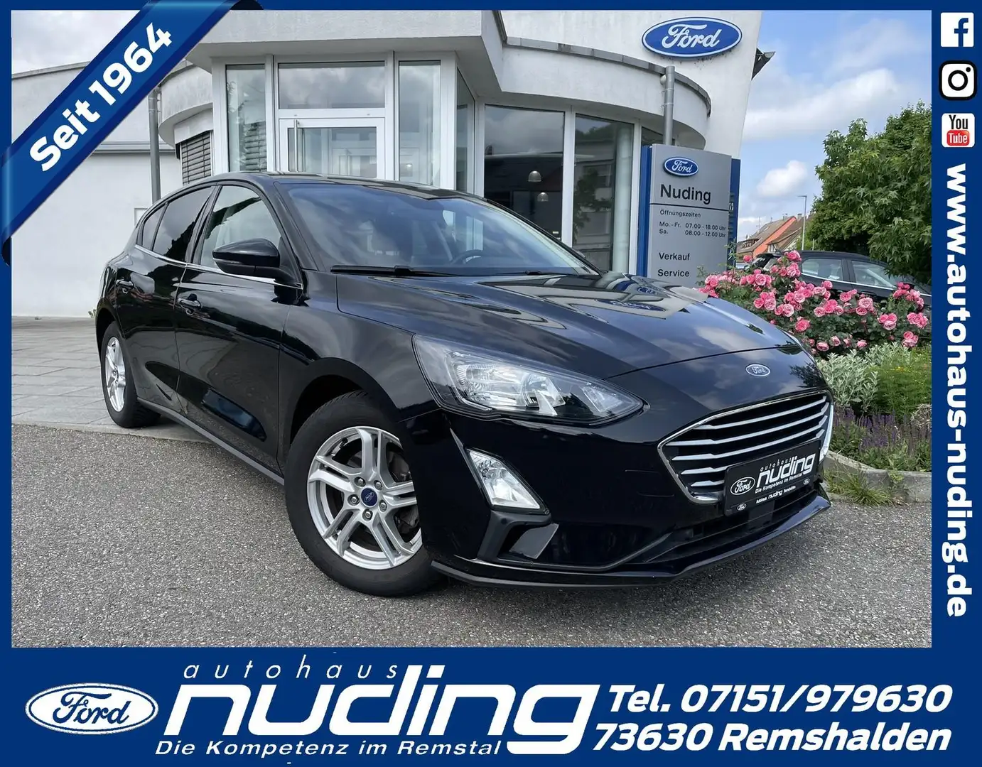 Ford Focus 1.0 EcoBoost Cool & Connect Navi/RFK/LED Noir - 1