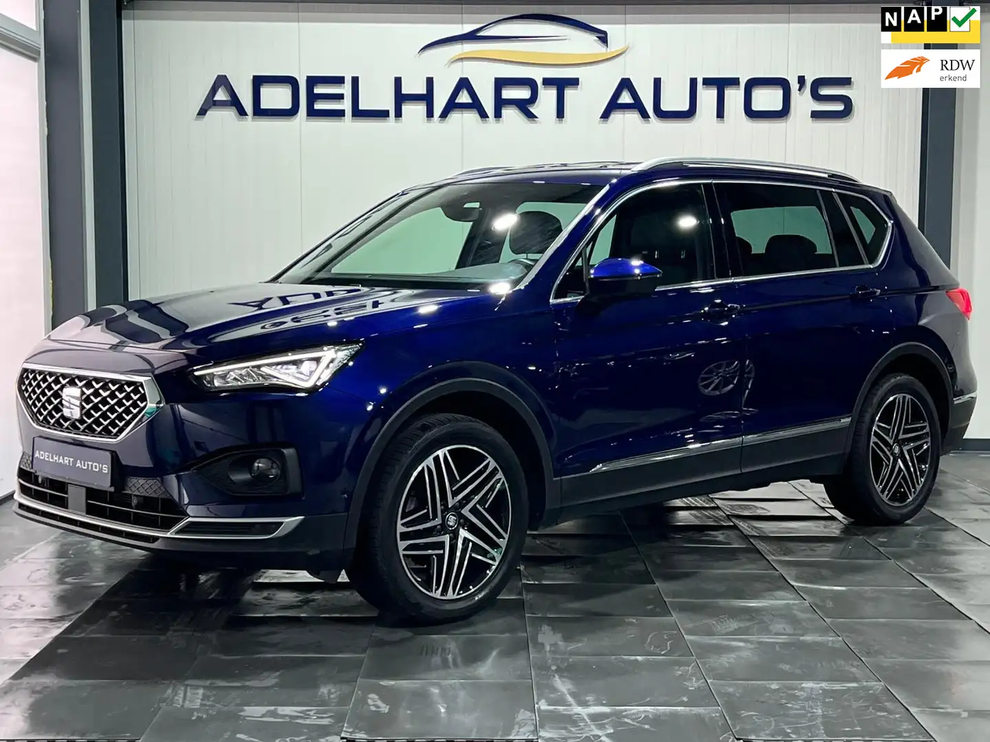 SEAT Tarraco 1.5 TSI Xcellence / Navigatie full map / Lederen i Blauw - 1