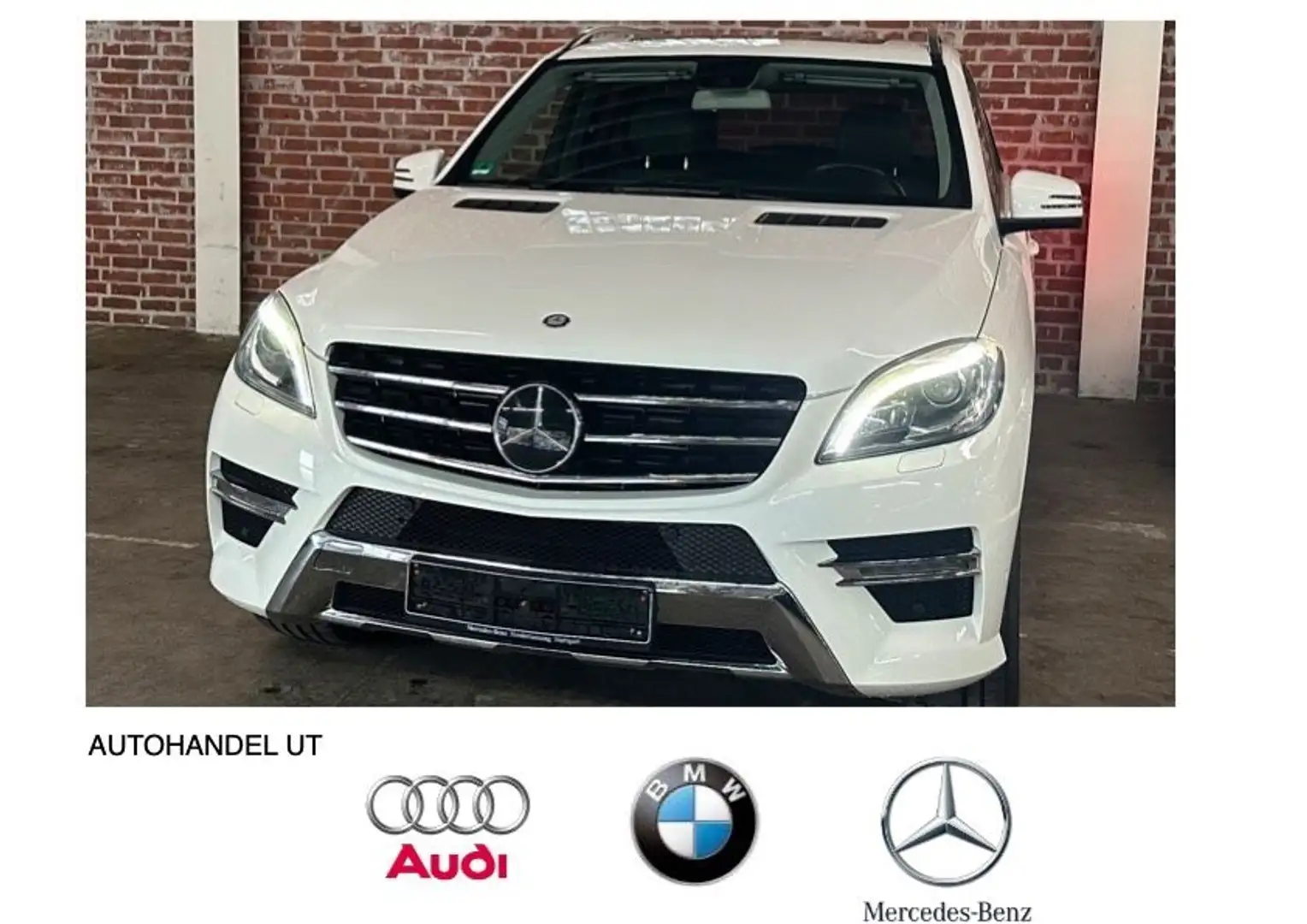 Mercedes-Benz ML 350 BT 4Matic 7G AMG/DTR+/GSD/AHK/R.Kam/STDHZ Weiß - 1