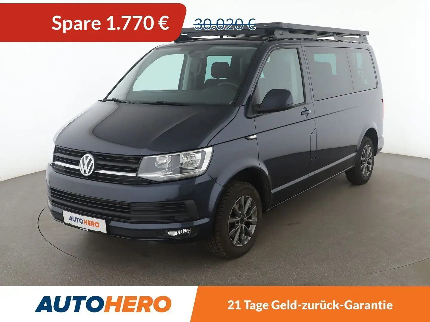 Volkswagen T6 Caravelle 2.0 TDI Trendline*PDC*SHZ*KLIMA*GARANTIE* Blau - 1