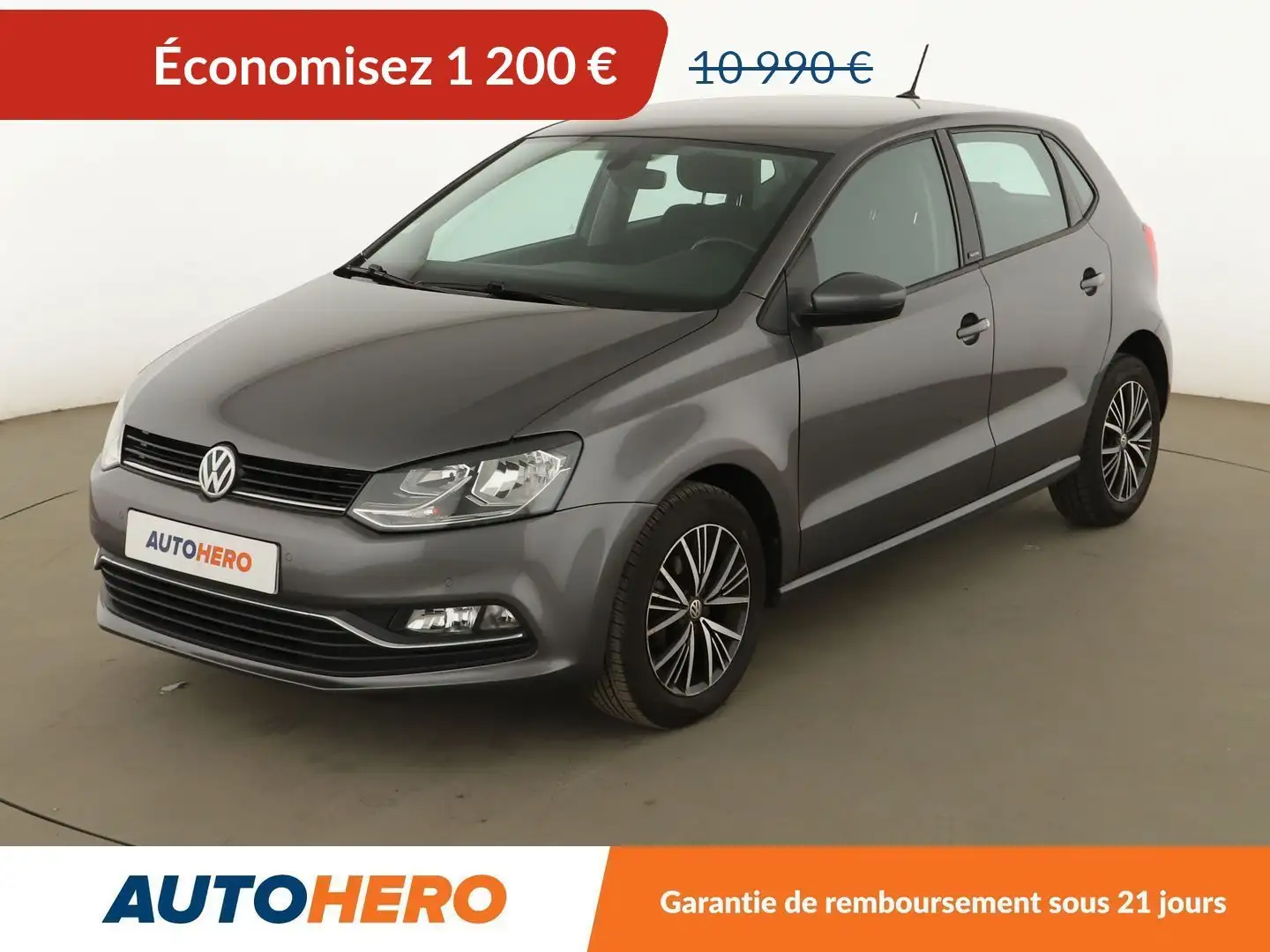 Volkswagen Polo 1.2 TSI BlueMotion Tech Allstar Gris - 1