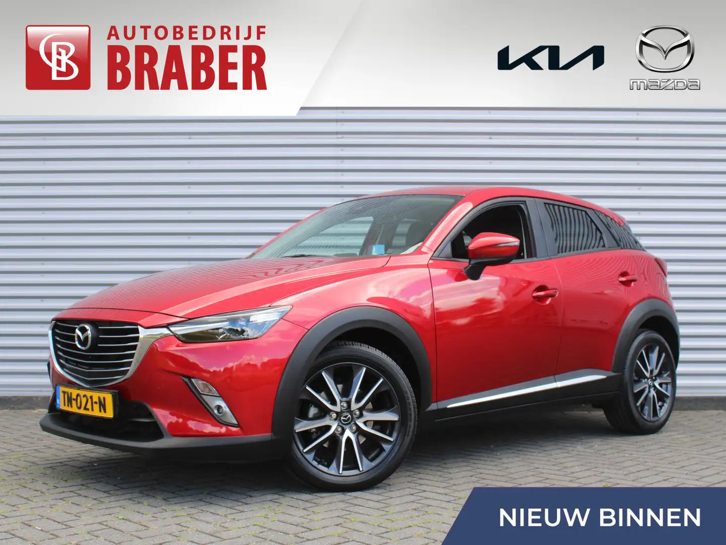 Mazda CX-3 2.0 SkyActiv-G 120 SkyLease GT | Automaat | Stoelv Rood - 1