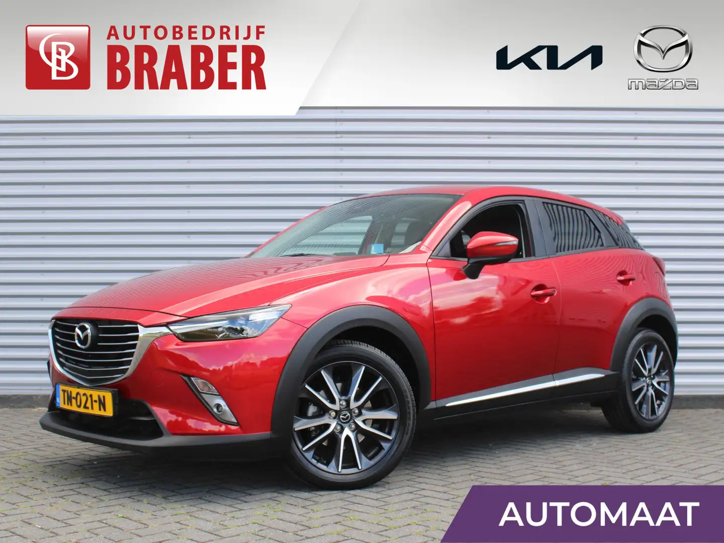 Mazda CX-3 2.0 SkyActiv-G 120 SkyLease GT | Automaat | Stoelv Rouge - 1