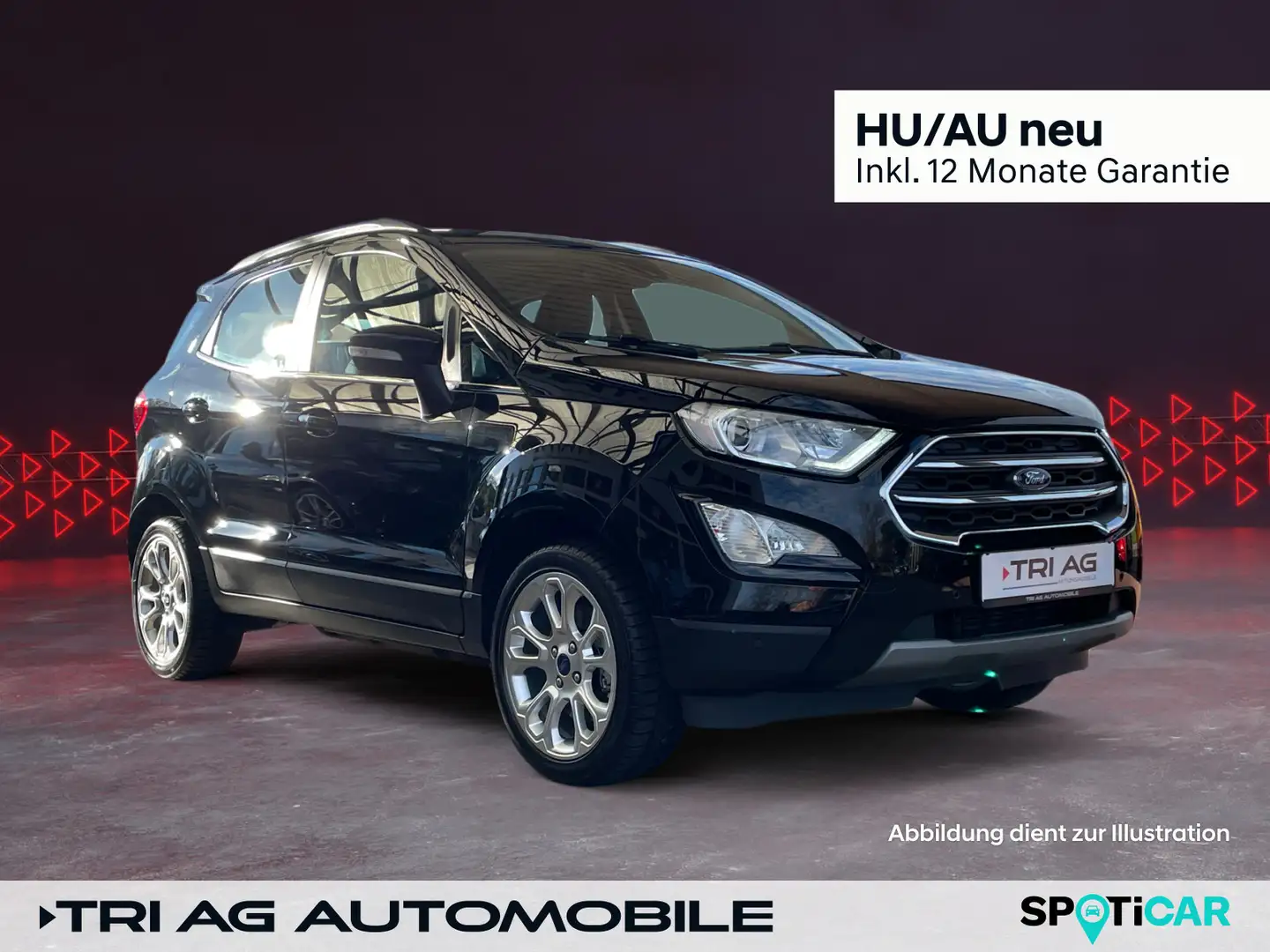 Ford EcoSport EcoBoost Titanium Start/Stopp GRA PDC S Negro - 1