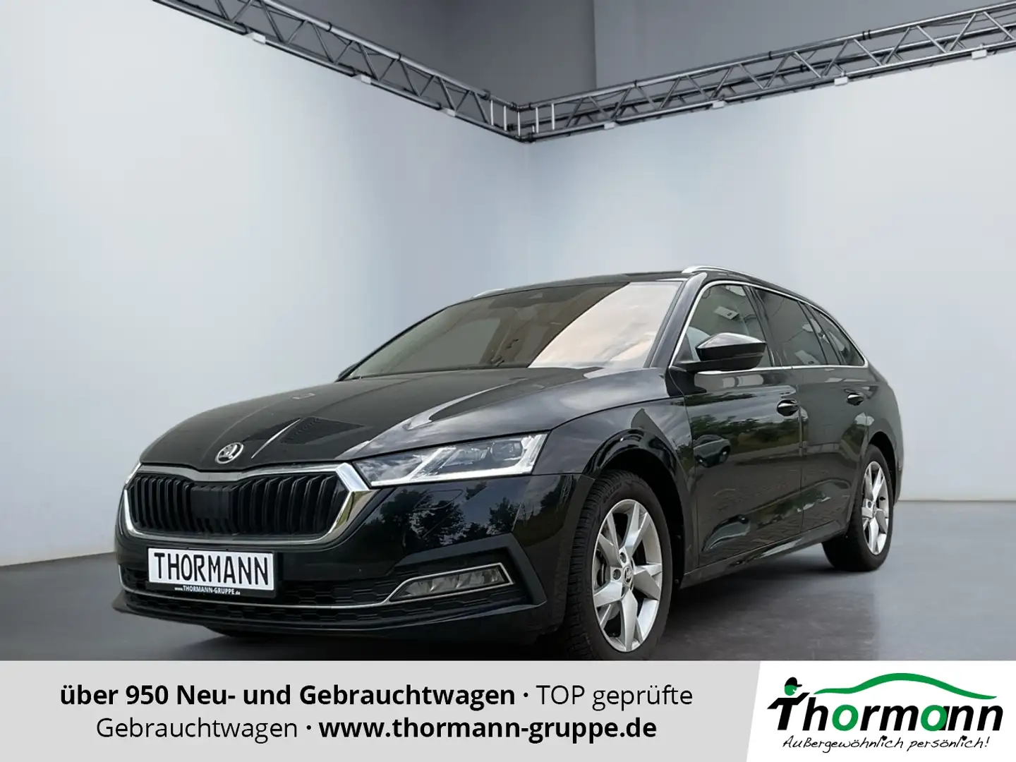 Skoda Octavia Combi Style 2.0 TDI 4xSHZ DynLi SpurH Schwarz - 1