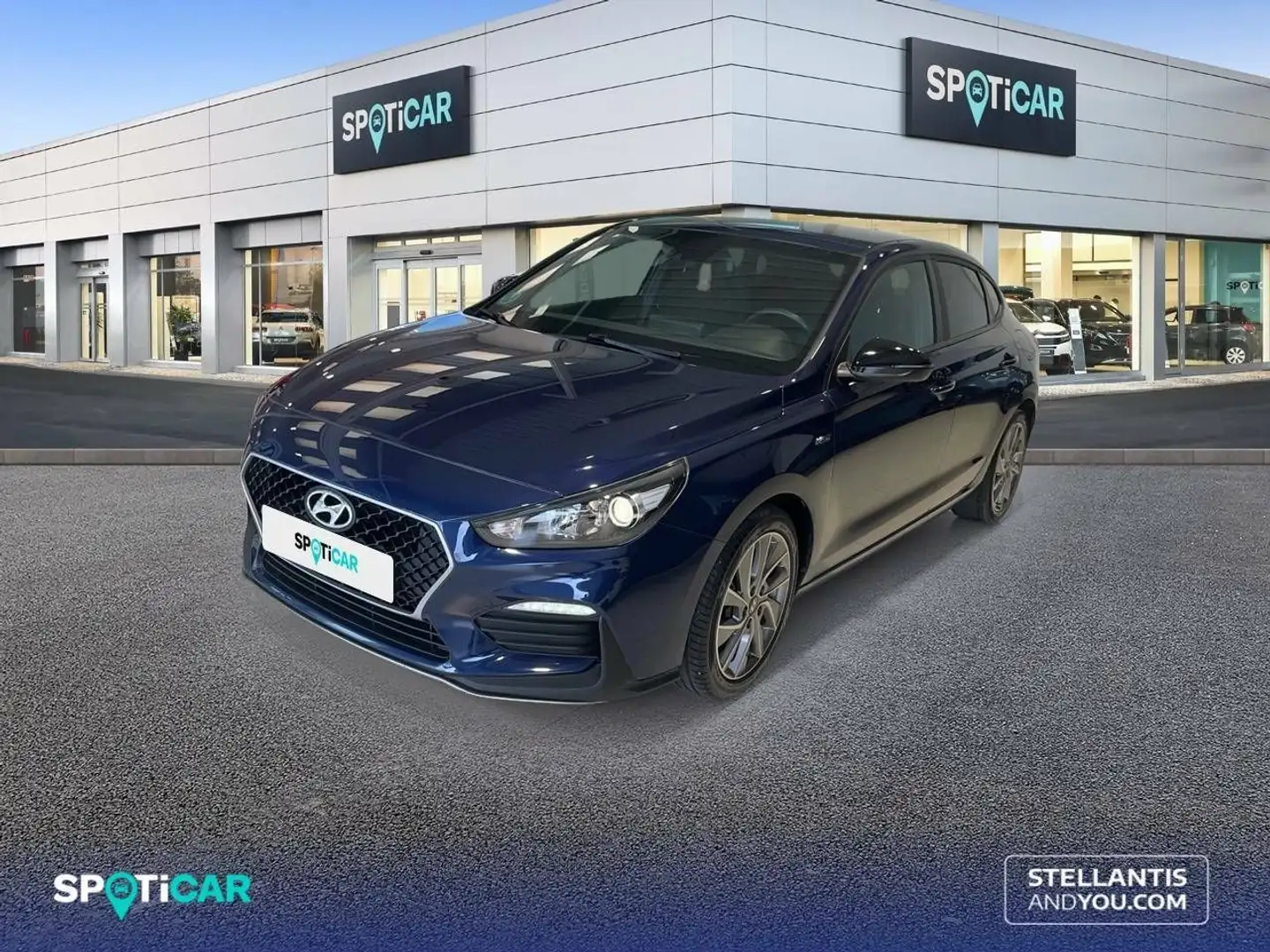 Hyundai i30 1.0 TGDI N-Line Fastback Bleu - 1
