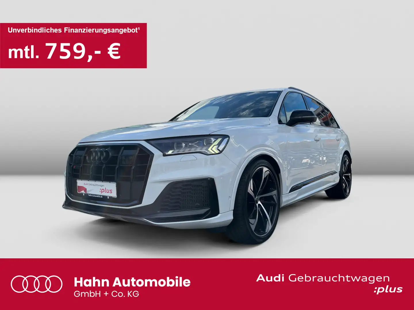 Audi SQ7 quattro tiptronic Matrix Pano 360° Weiß - 1