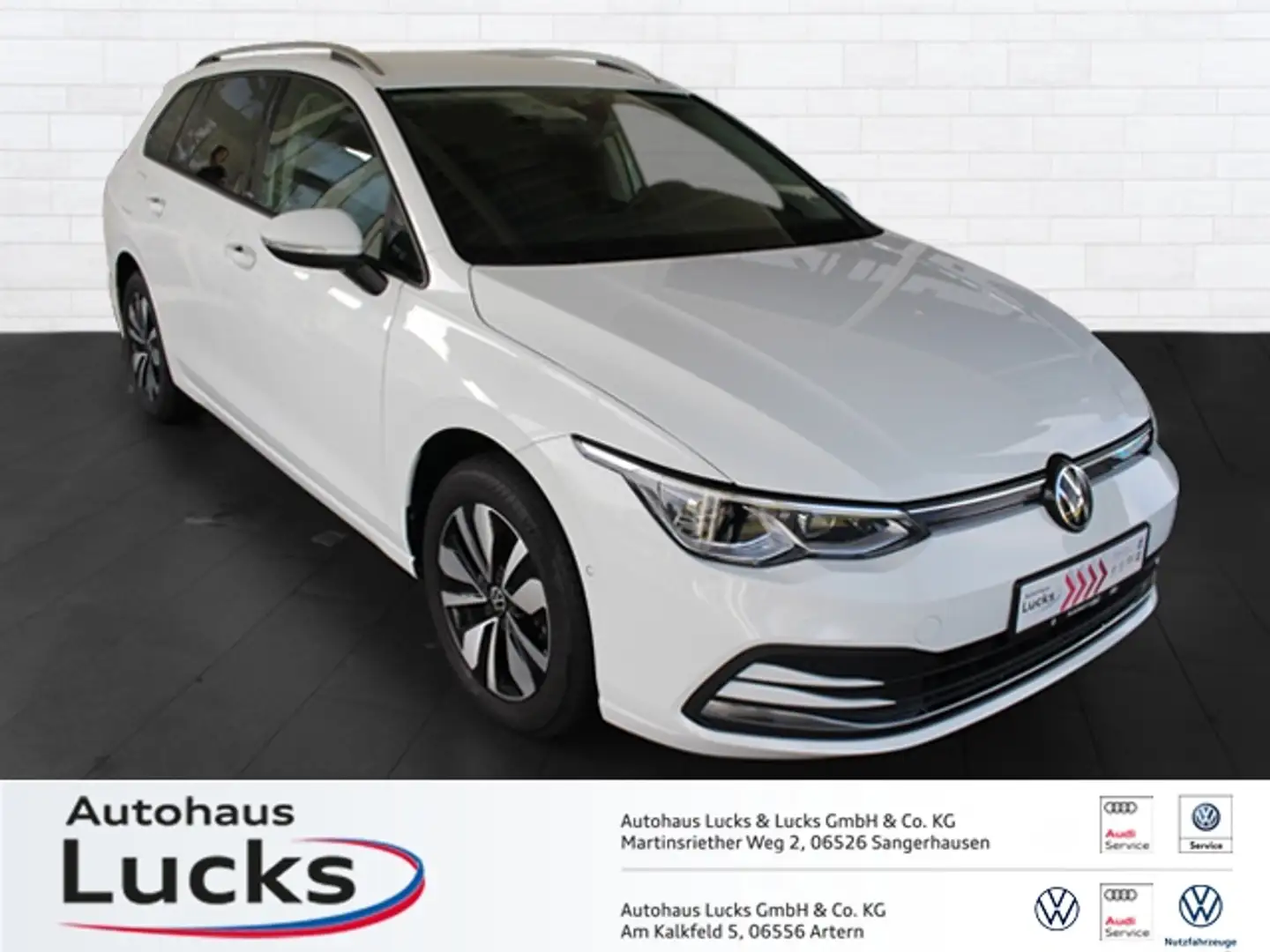 Volkswagen Golf Variant MOVE Life 2.0 TDI Aut.LED AZV NAVI Weiß - 1
